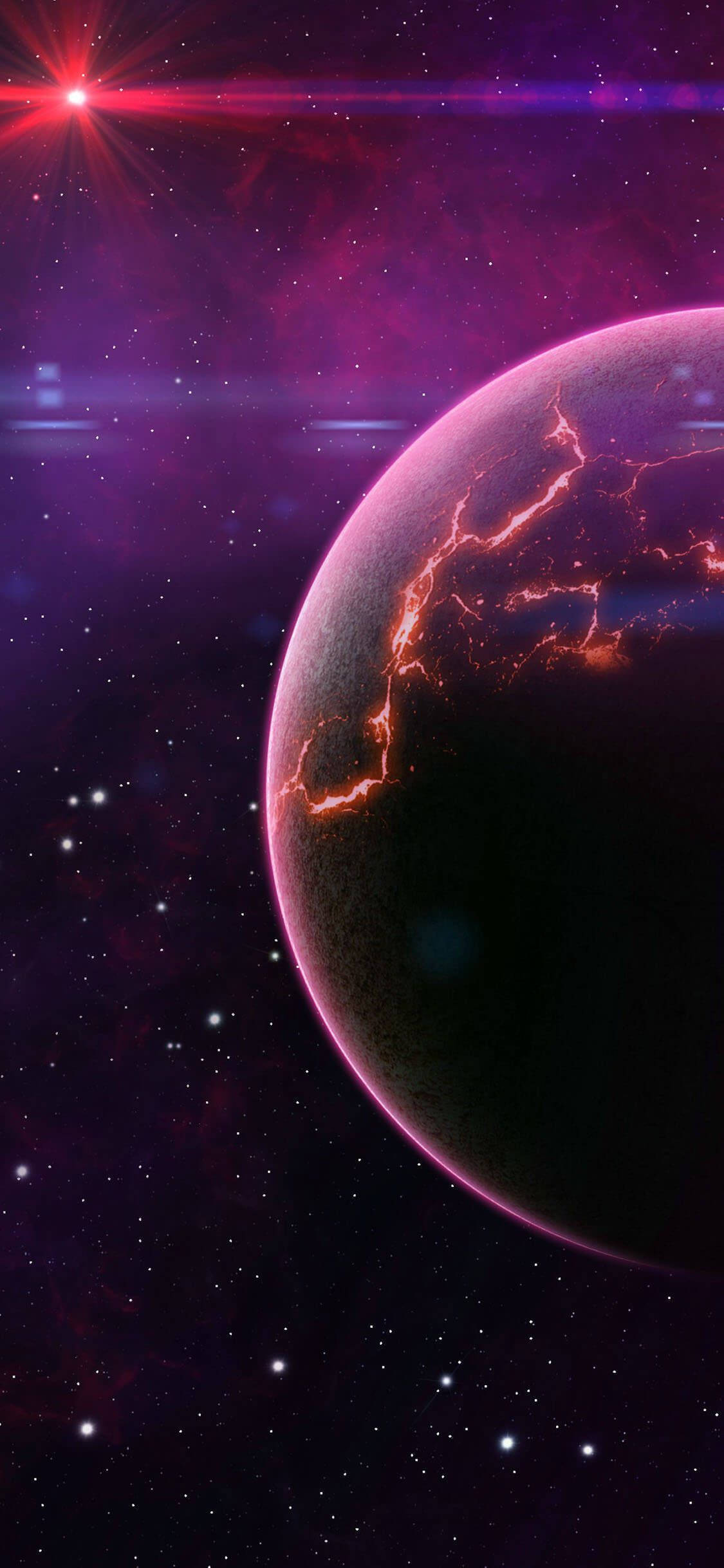 Mira al cielo y explora el universo infinito con el iPhone Xs. Fondos de pantalla
