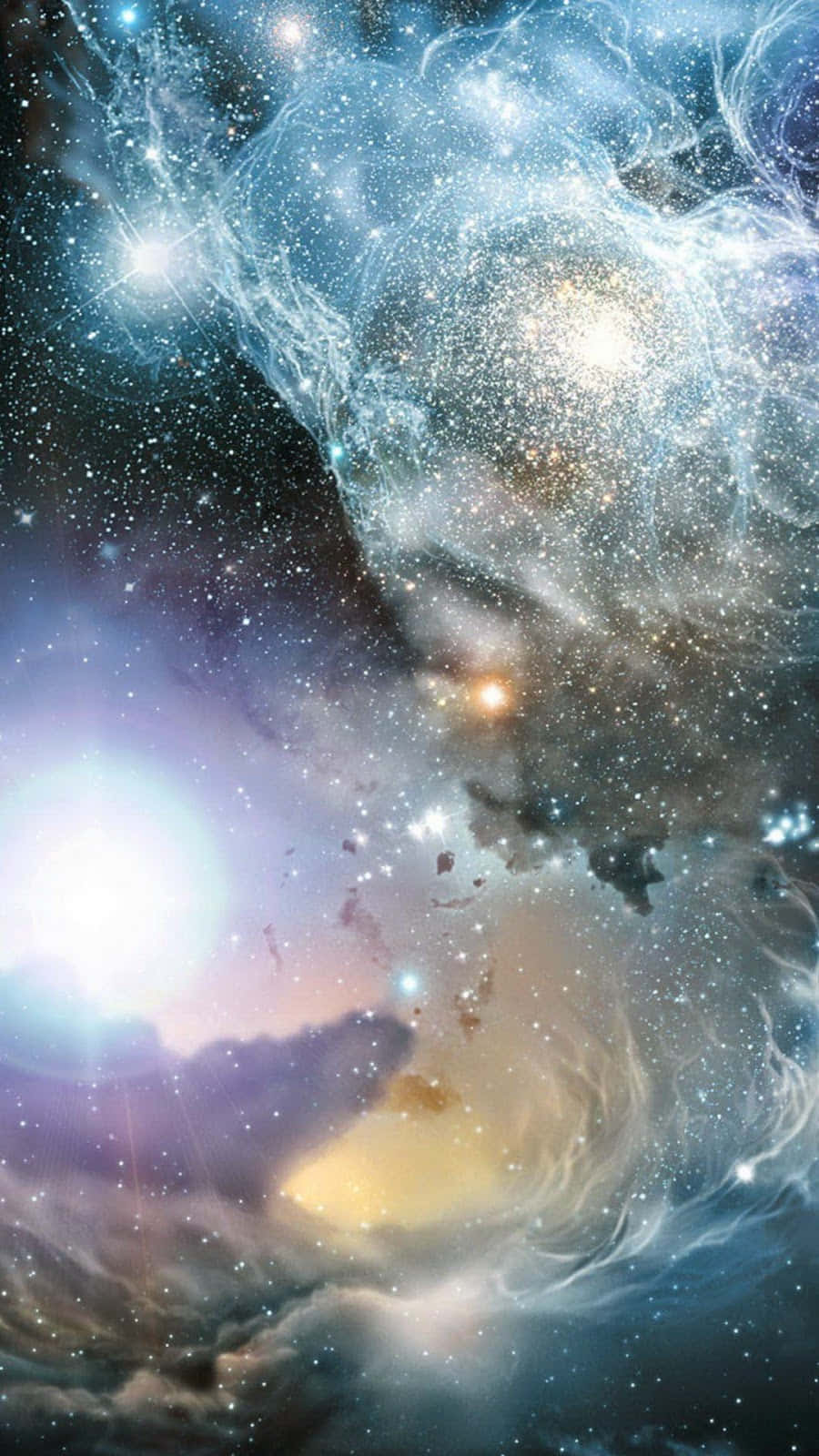 Mira hacia arriba y admira la belleza cósmica de una noche estrellada Fondos de pantalla