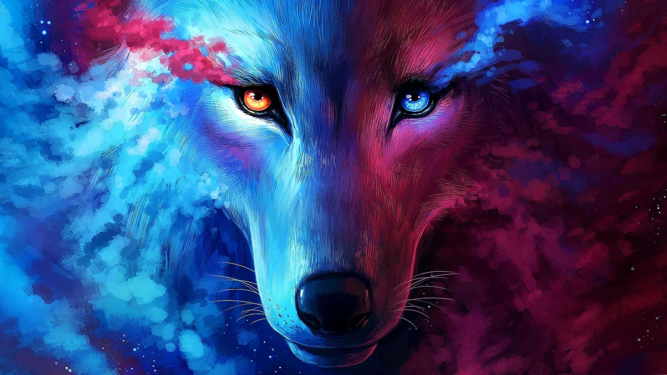 Mira profundamente a los ojos del lobo audaz, encontrarás fuerza y belleza salvaje Fondos de pantalla