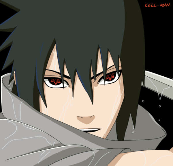 Mirada de Sasuke Uchiha con Sharingan Fondos de pantalla