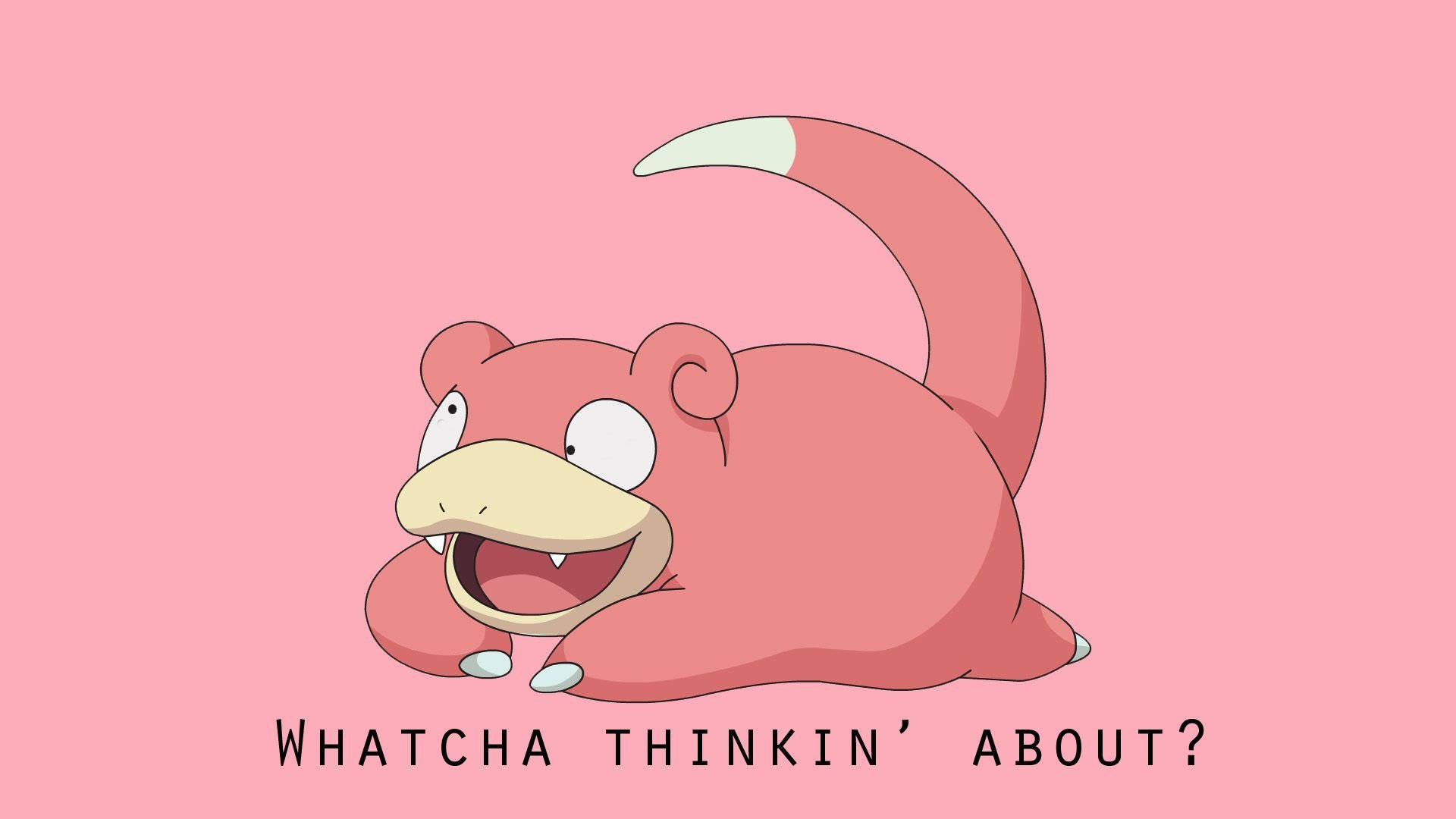 Mirada fascinante de un Slowpoke bizco Fondos de pantalla