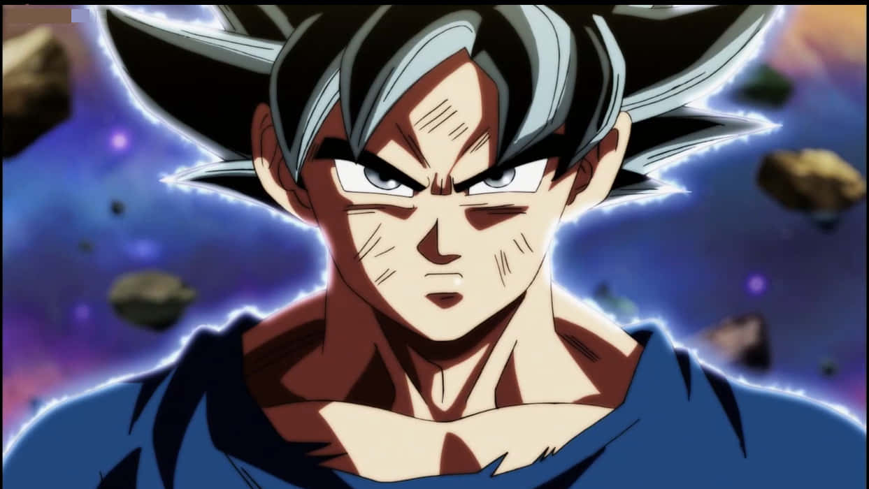 Mirada intensa de Goku Ultra Instinto Fondos de pantalla