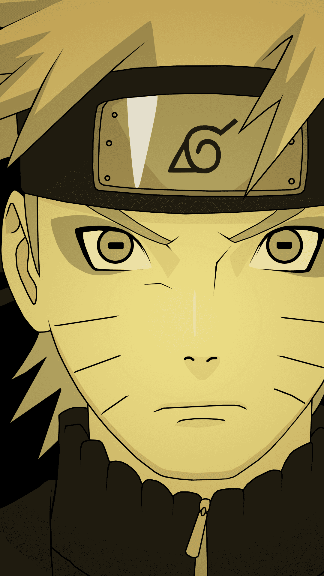 Mirada intensa de Uzumaki Naruto Fondos de pantalla
