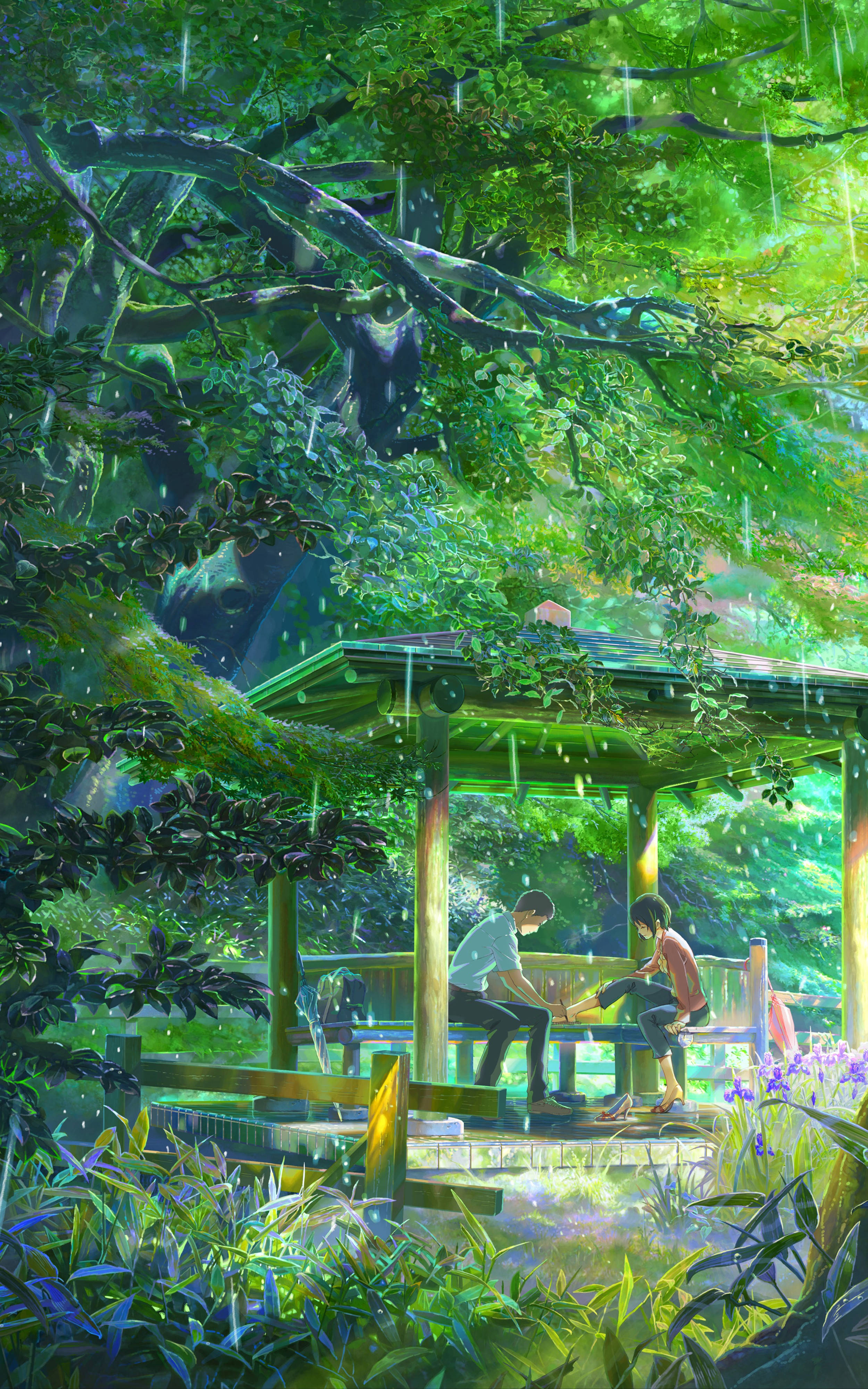 Mobile The Garden Of Words Fondos de pantalla