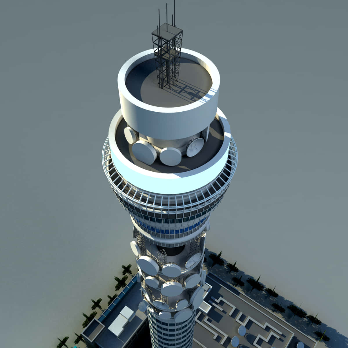 Modelo 3D de la Torre BT Fondos de pantalla