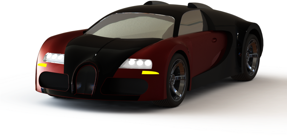Modelo Bugatti Veyron rojo y negro Fondos de pantalla