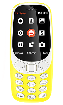 Modelo clásico amarillo de Nokia Fondos de pantalla