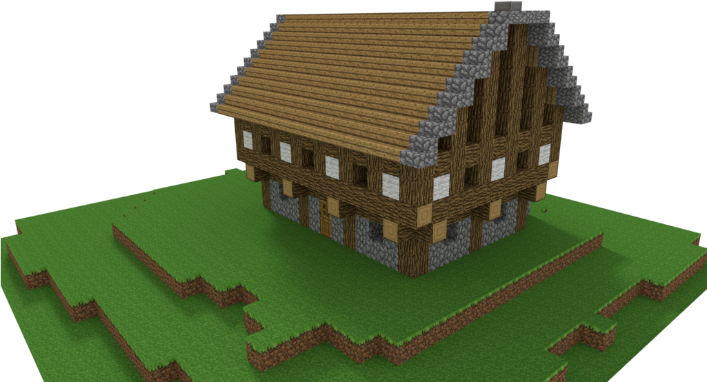 Modelo de Mansión Virtual al Estilo Minecraft Fondos de pantalla