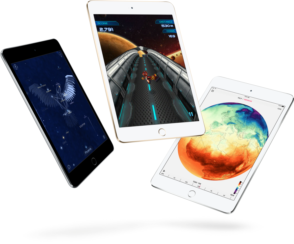 Modelos de iPad Pro Mostrando Aplicaciones Fondos de pantalla