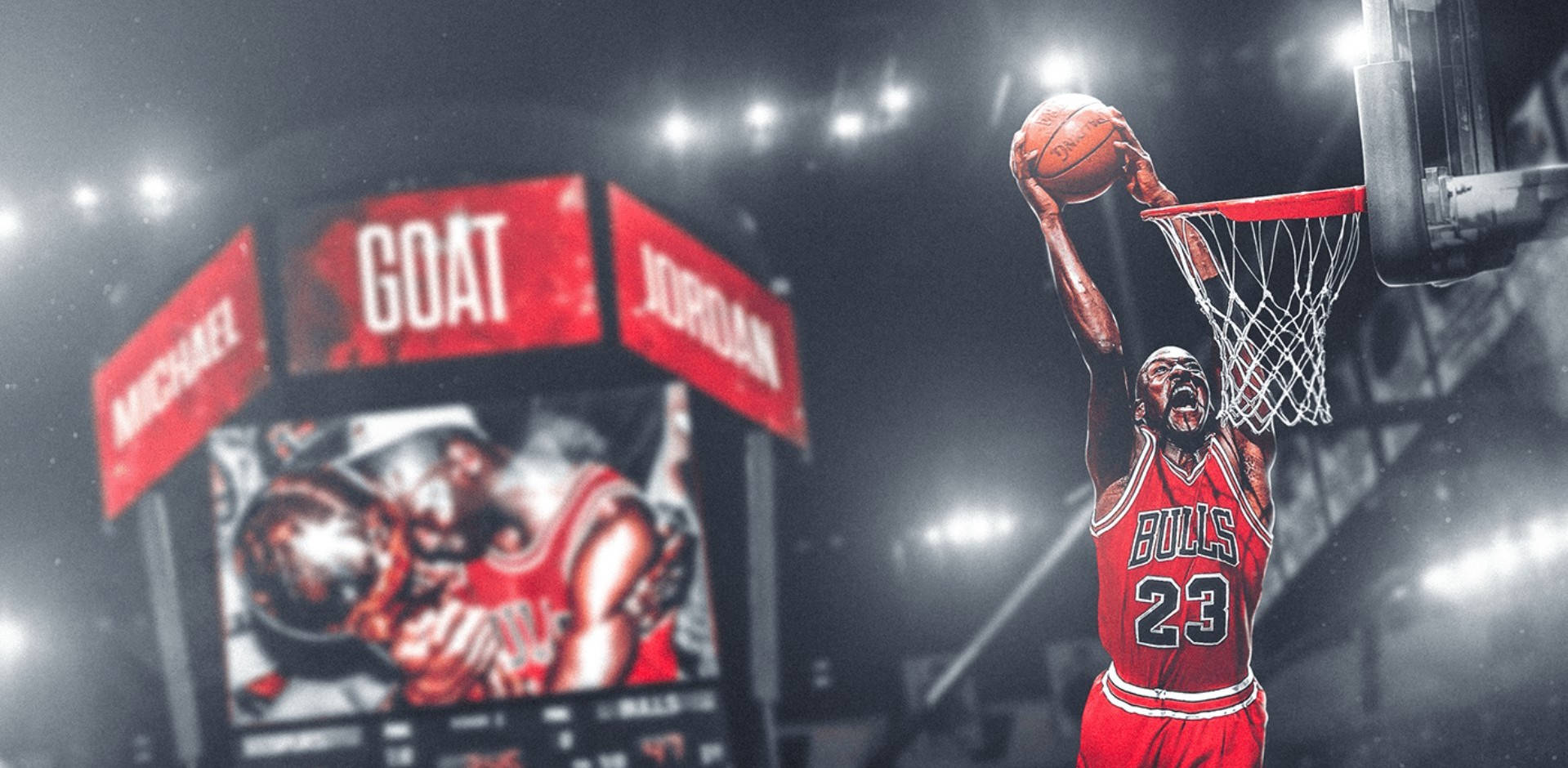 Momento genial de Michael Jordan en el baloncesto Fondos de pantalla
