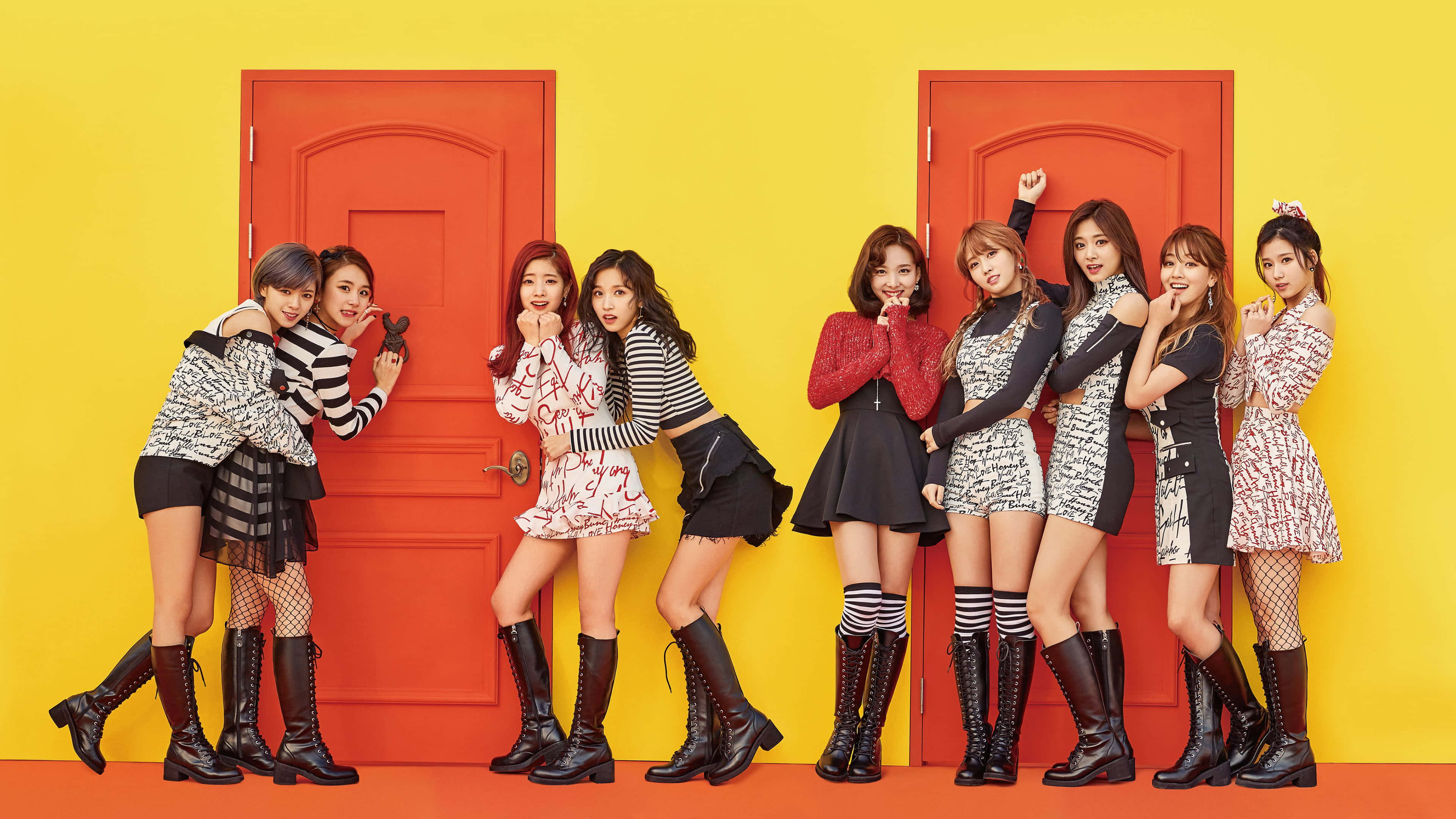 Momentos fascinantes con el grupo de K-pop Twice Fondos de pantalla
