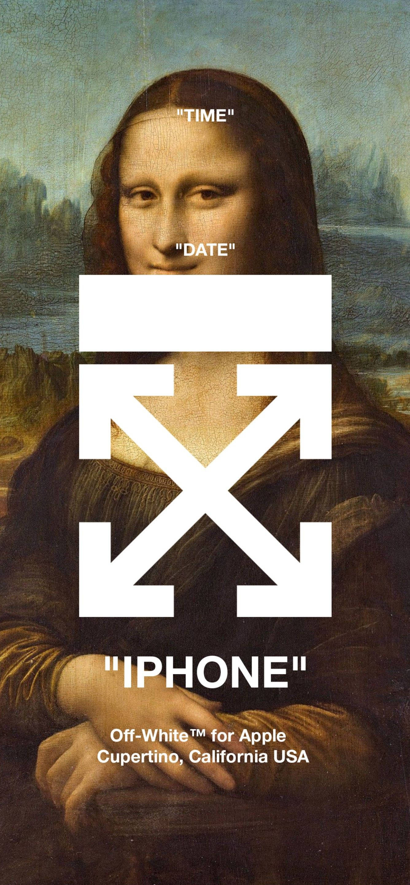 Mona Lisa Off-White iPhone Fondos de pantalla