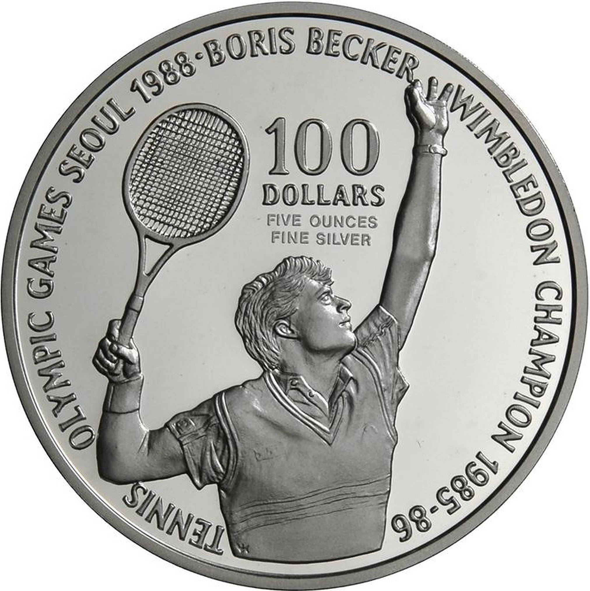 Moneda de plata de Boris Becker Fondos de pantalla
