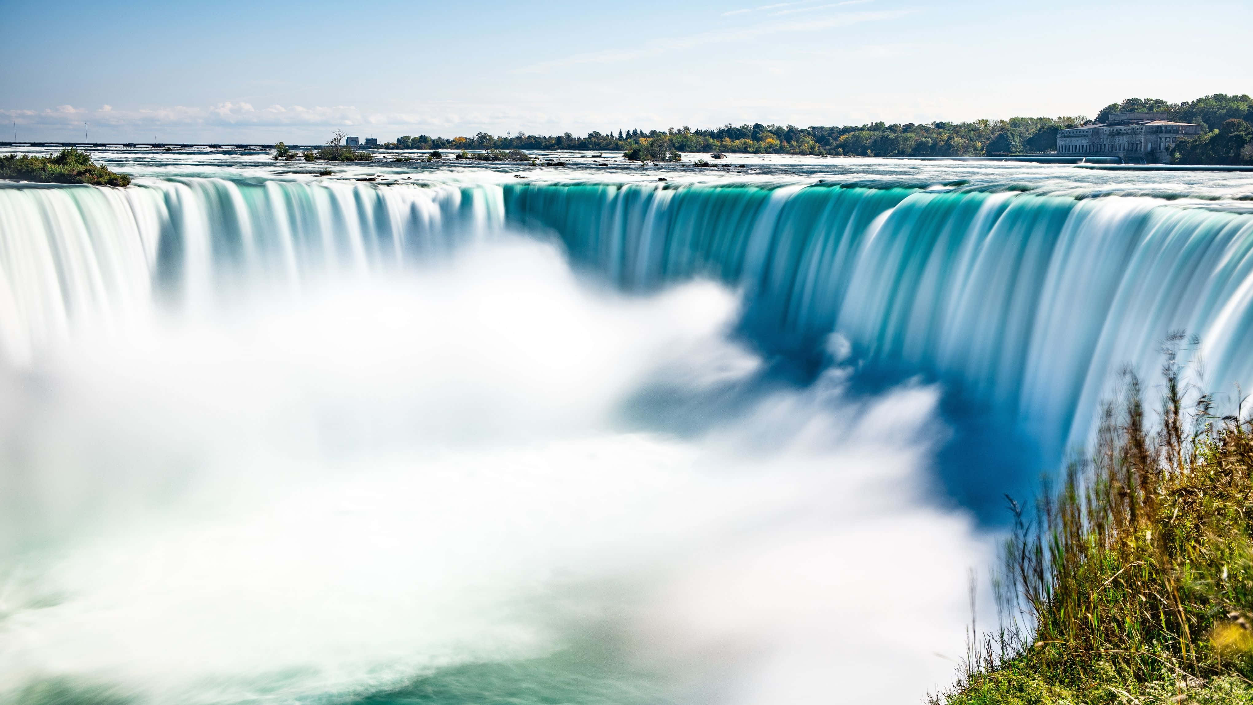 Monitor 4K de las Cataratas del Niágara en Herradura Fondos de pantalla