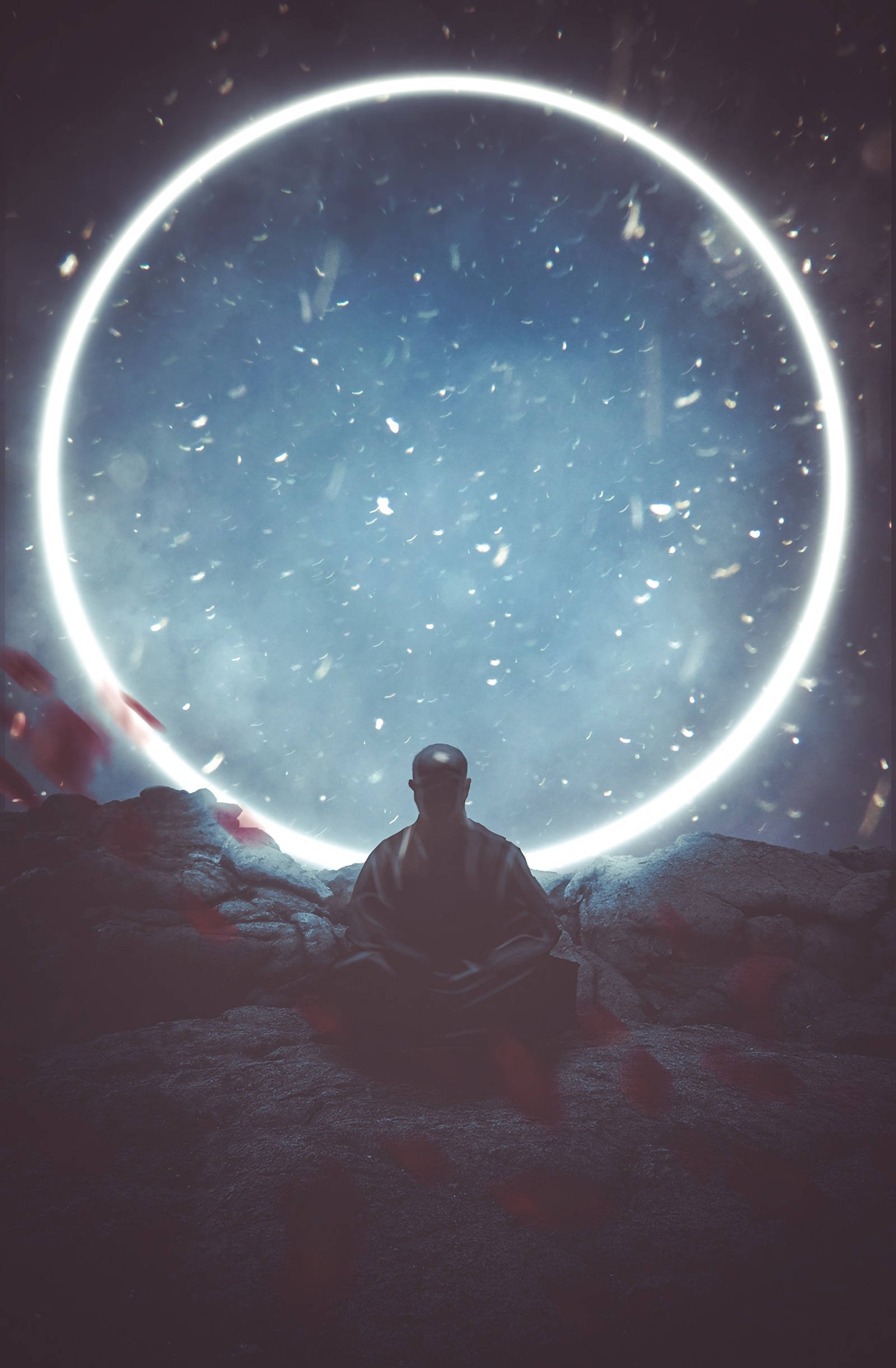 Monje Budista Meditando Fondos de pantalla