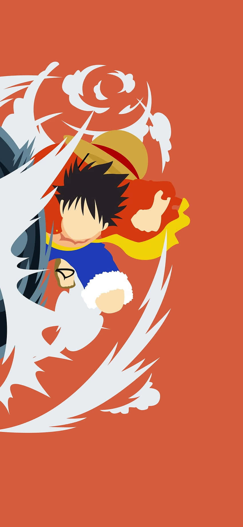 Monkey D. Luffy Anime Naranja Fondos de pantalla