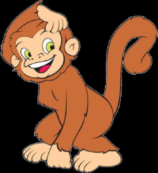 Mono caricatura alegre Fondos de pantalla