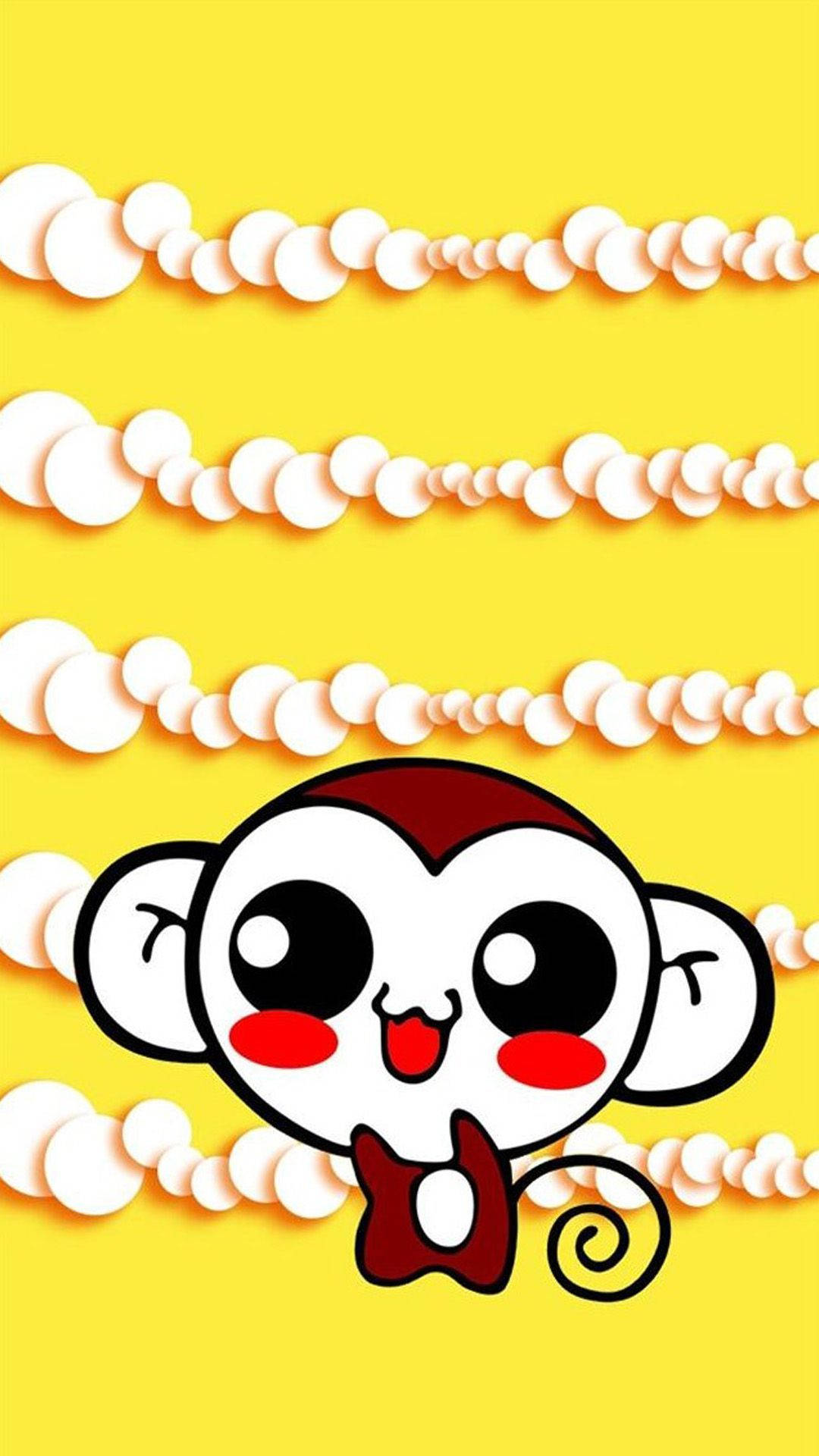 Mono Lindo Gráfico Amarillo Fondos de pantalla