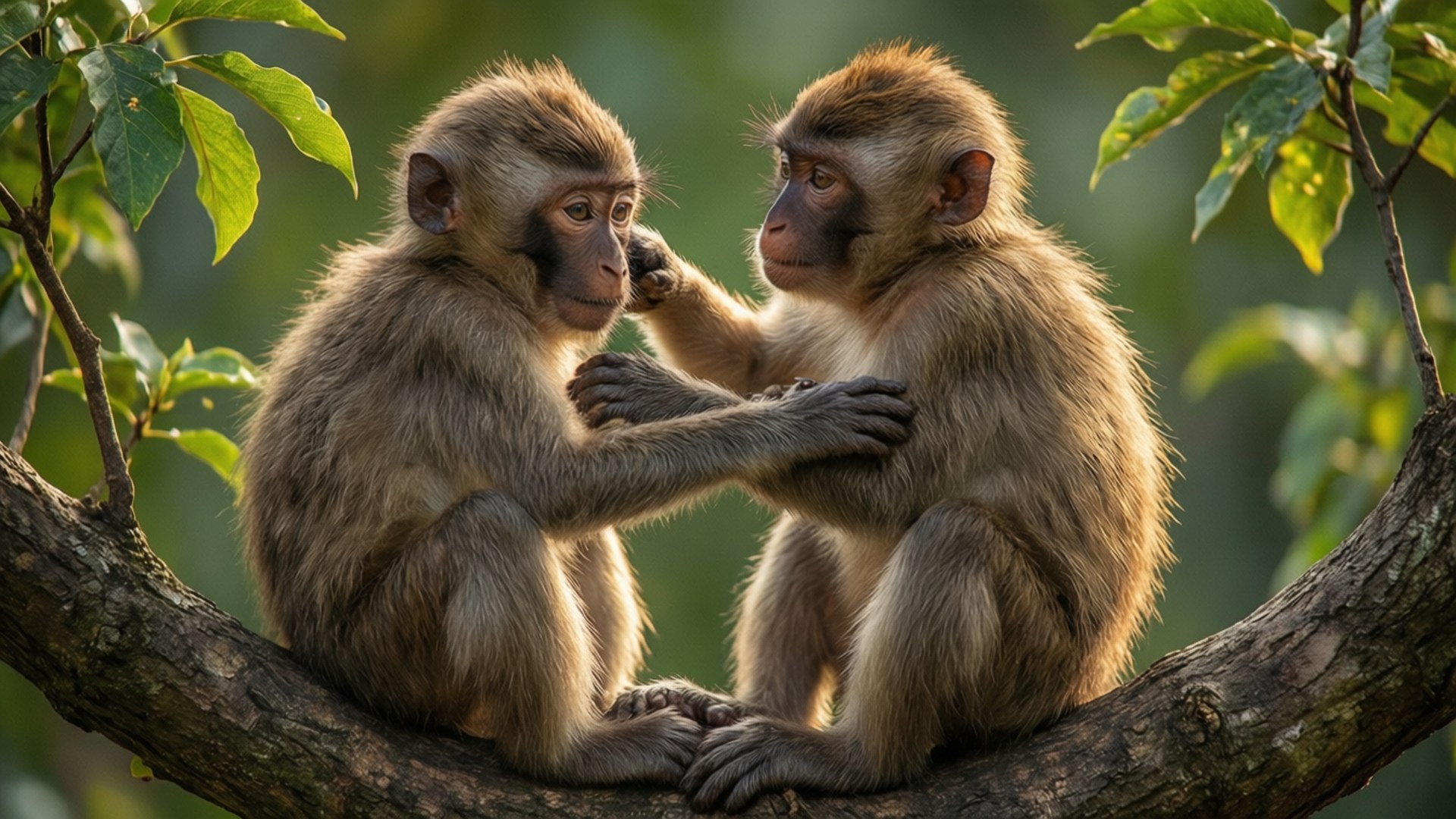 Monos Acicalándose Fondos de pantalla