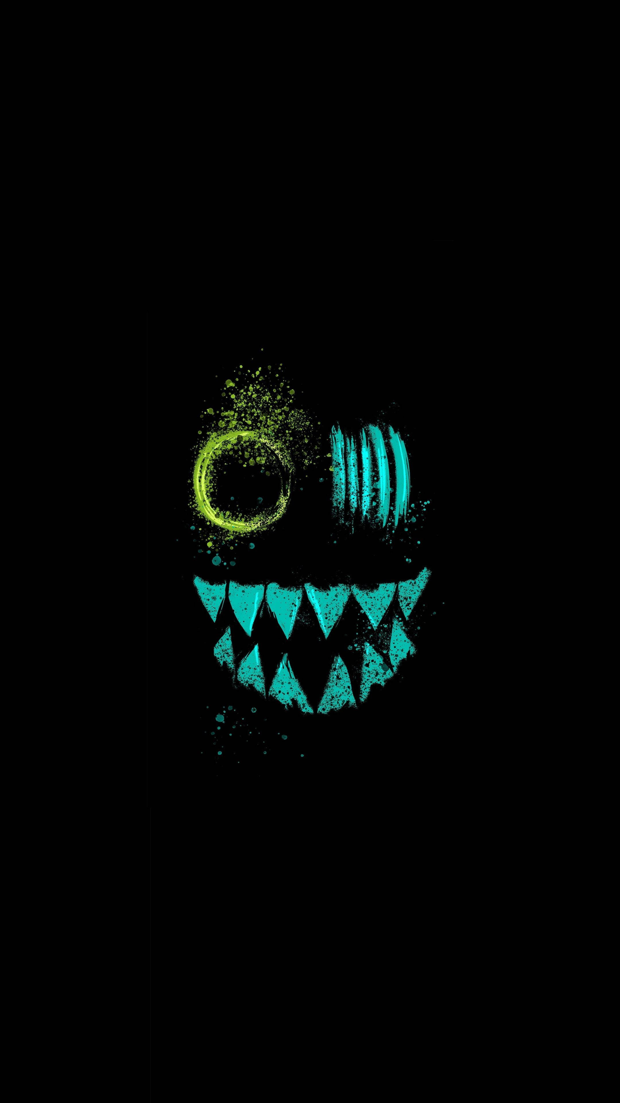 Monster 4K Ultra HD Fondo Oscuro para Teléfono Fondos de pantalla