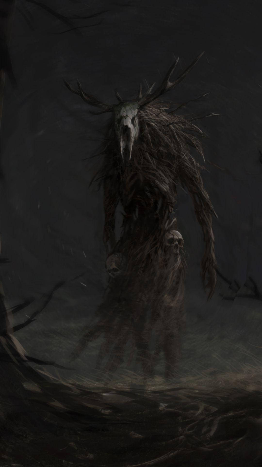 Monstruo Enmascarado Oscuro para Teléfono Fondos de pantalla