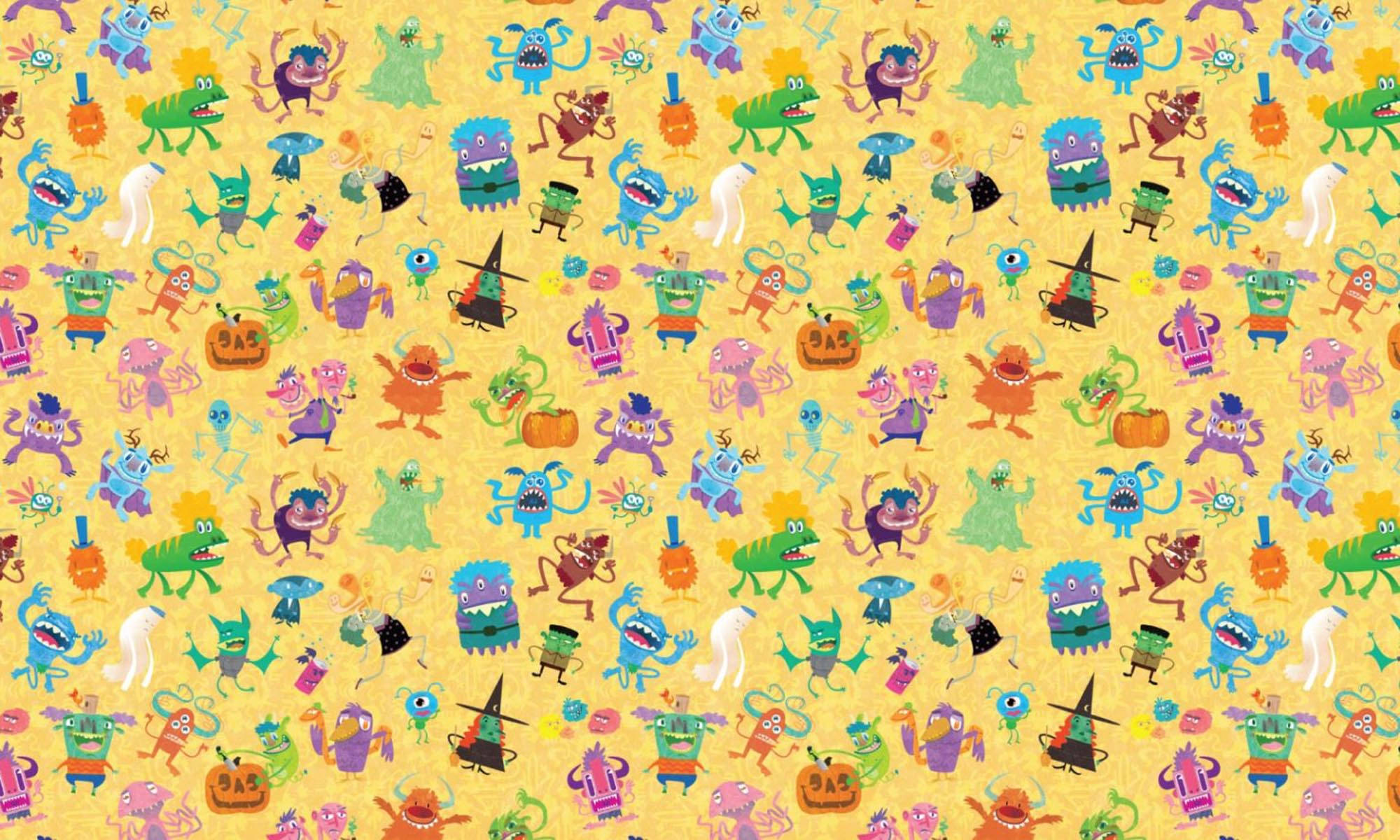 Monstruos Cartoon Estética Indie Fondos de pantalla