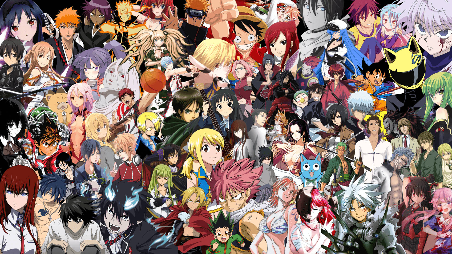 Montaje de PFPs de Anime Lindos Fondos de pantalla