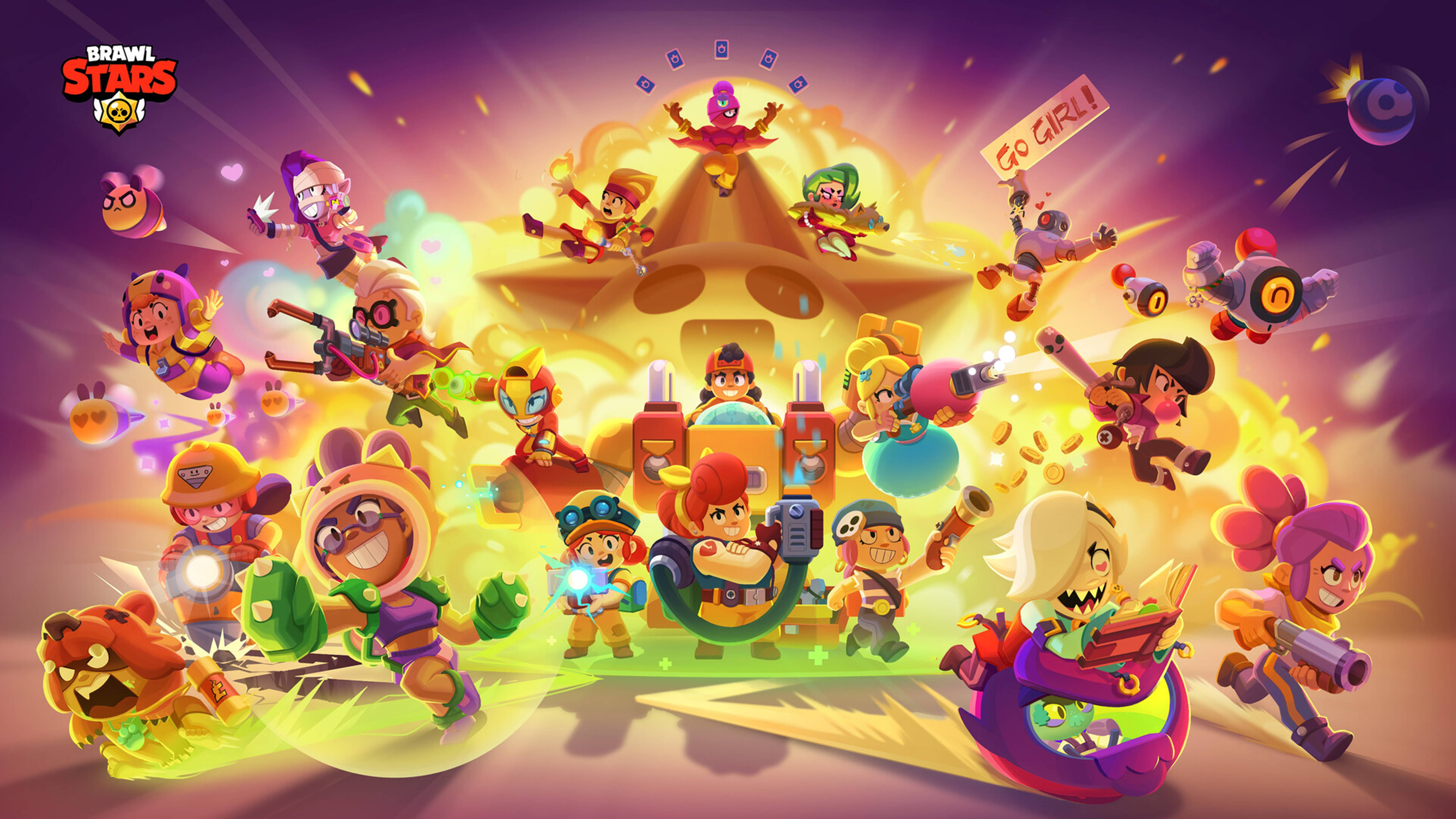 Montaje del Día de la Mujer Brawl Stars 4K Fondos de pantalla