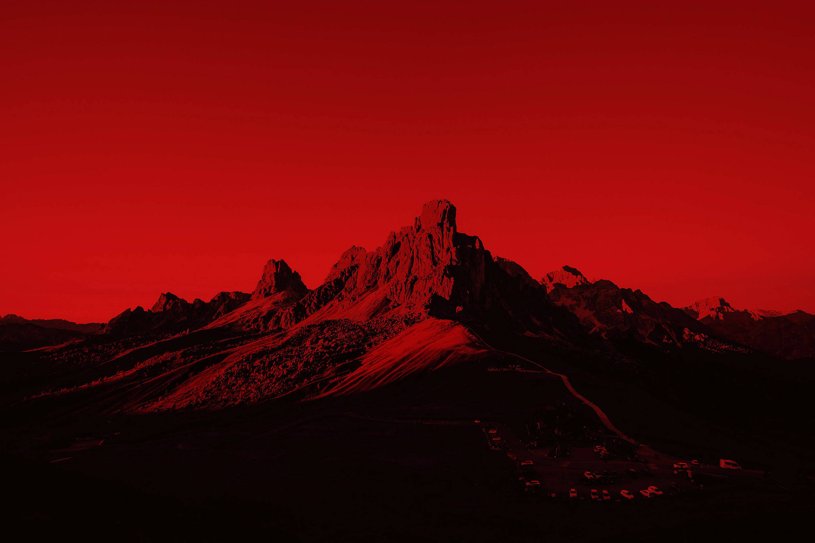 Montaña Roja Rocosa Fondos de pantalla