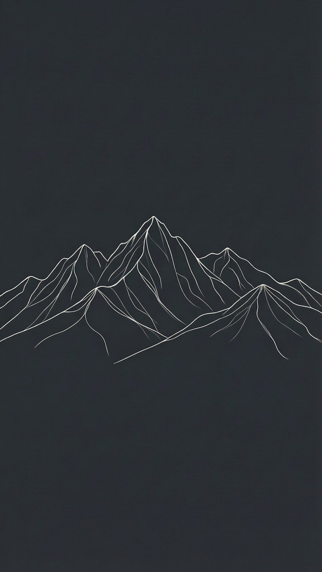 Montañas en Arte de Línea Fondos de pantalla