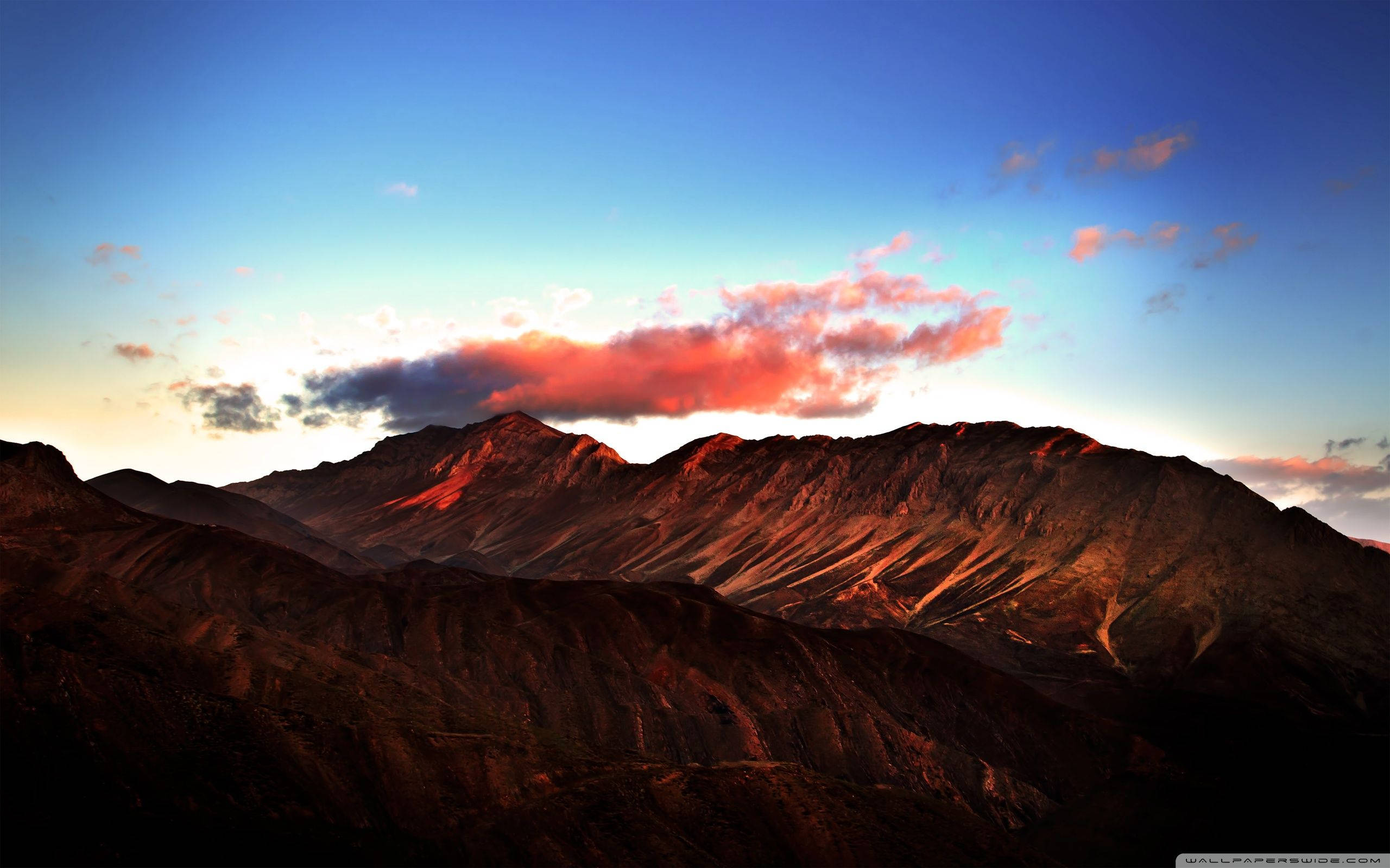 Montañas Rojas Gigantes Fondos de pantalla