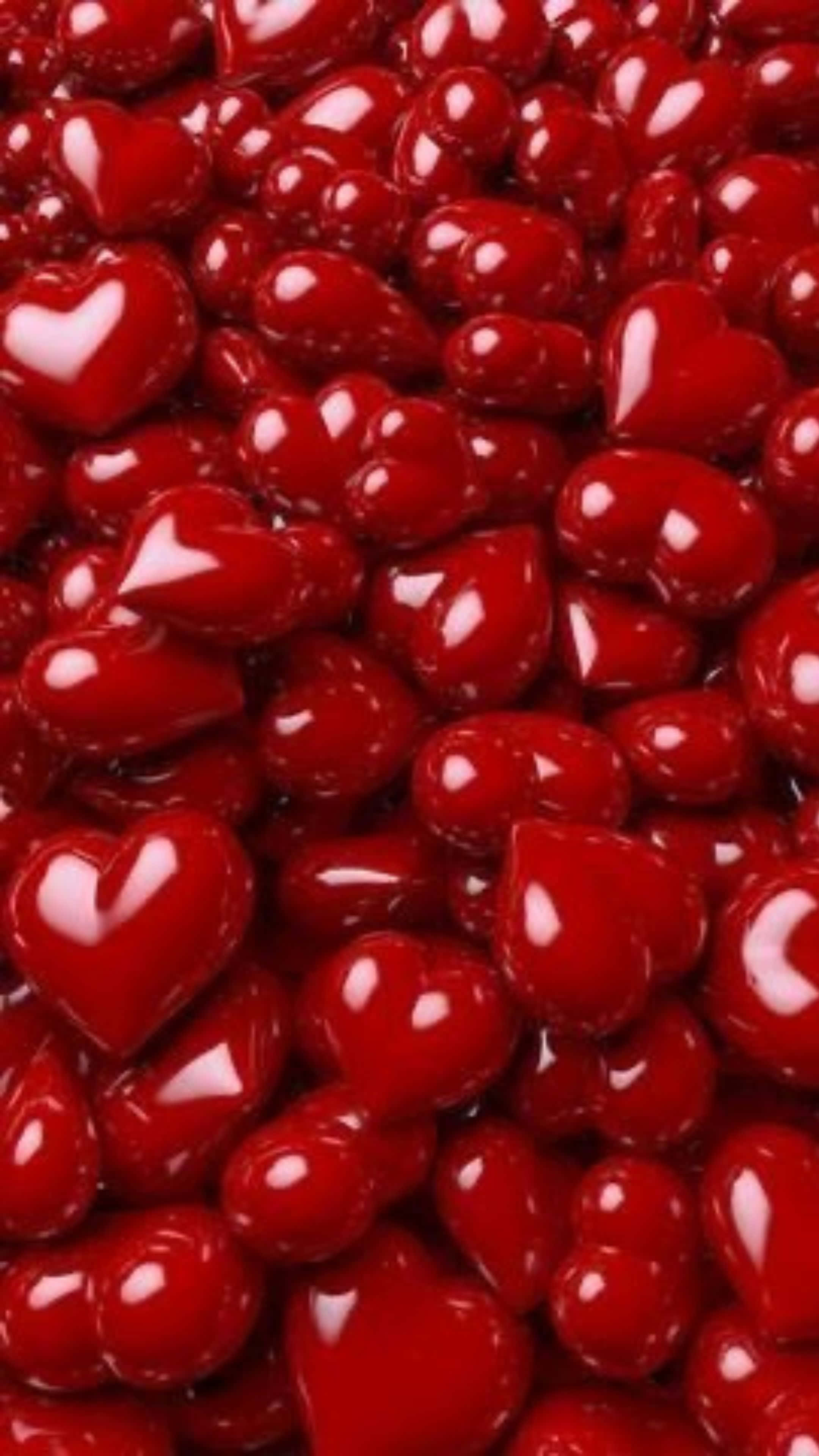 montón de corazones rojos Fondos de pantalla