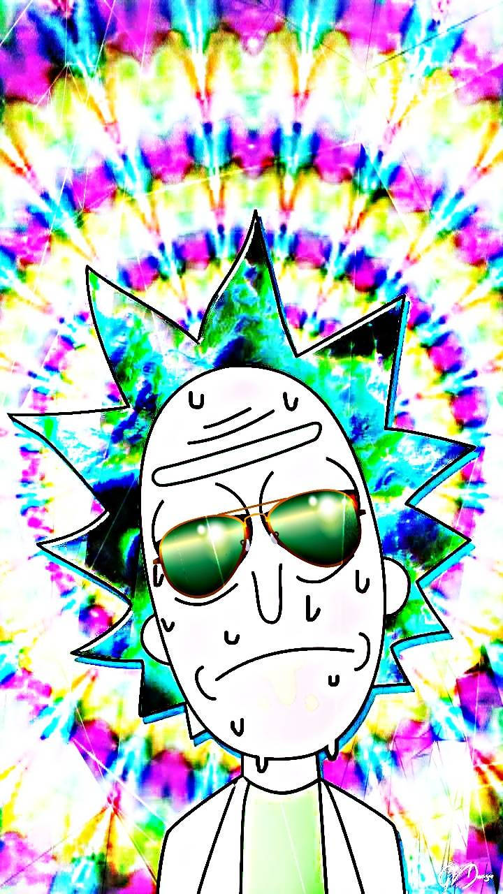 Morty Caleidoscopio Estética Psicodélica Fondos de pantalla