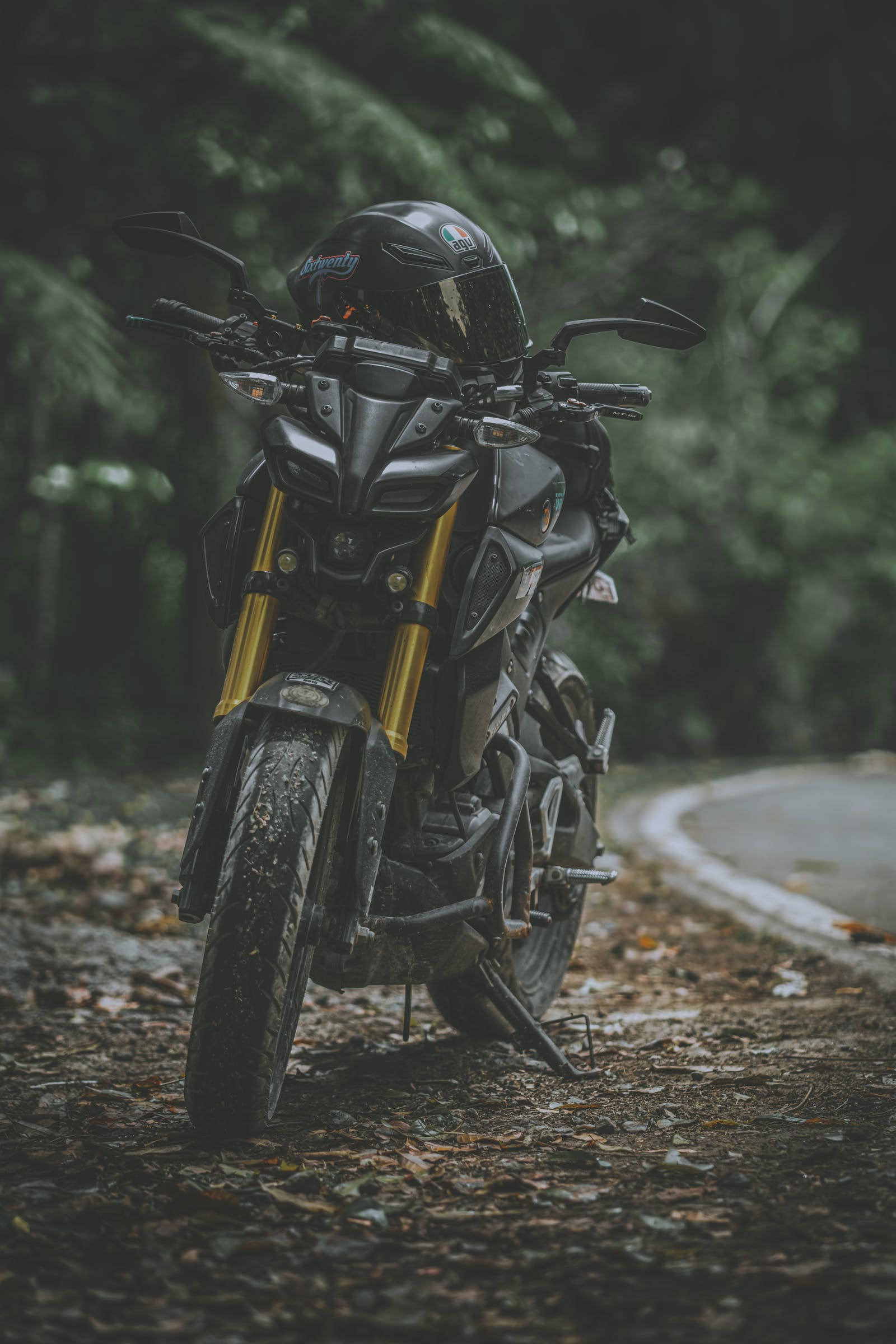 Moto Yamaha MT 15 Negra Estética Fondos de pantalla