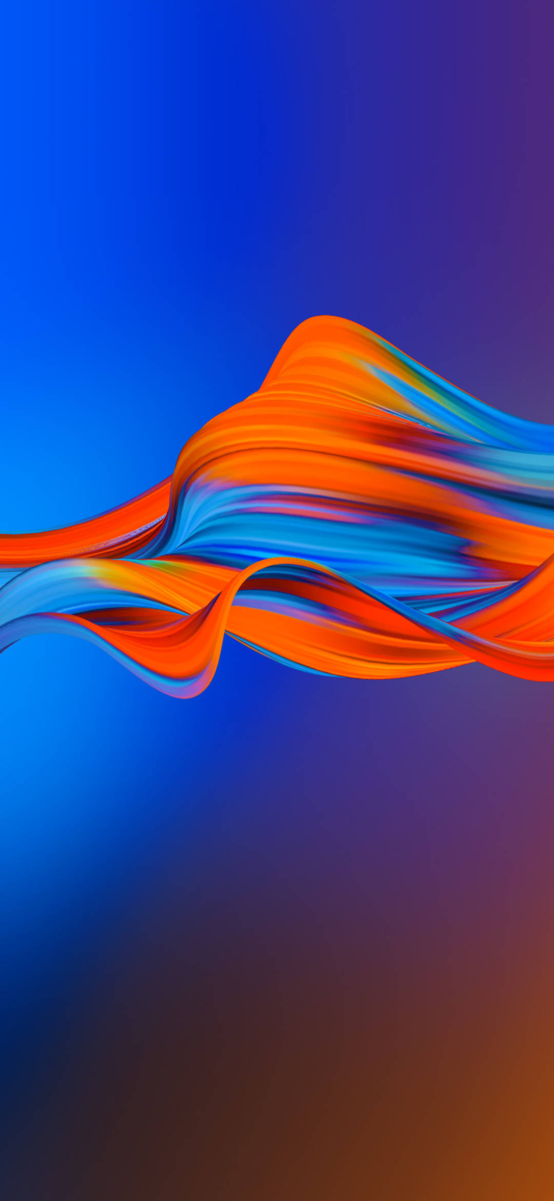 Motorola 3D Pintura Azul Fondos de pantalla