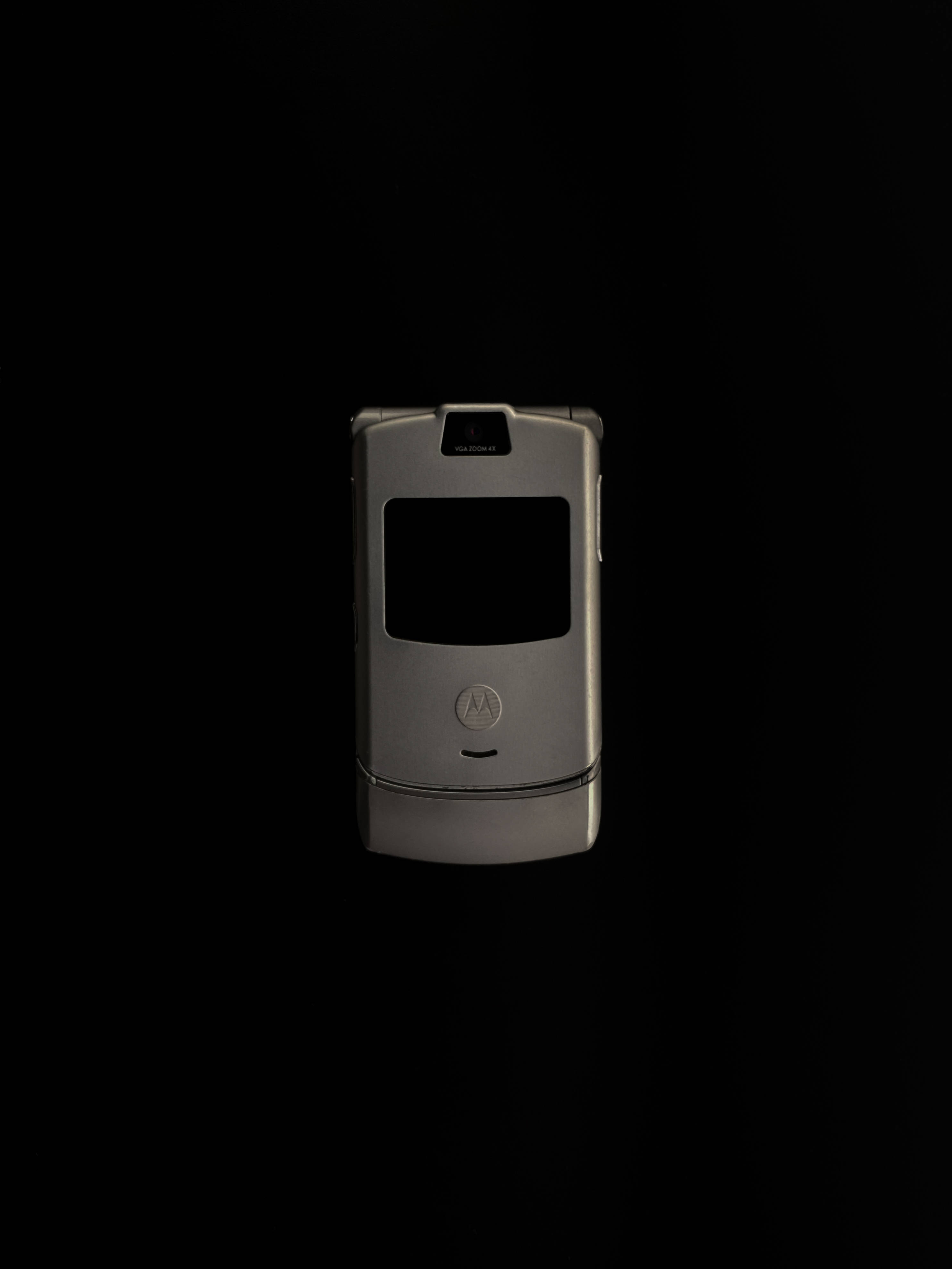 Motorola Flip Plateado y Negro Fondos de pantalla