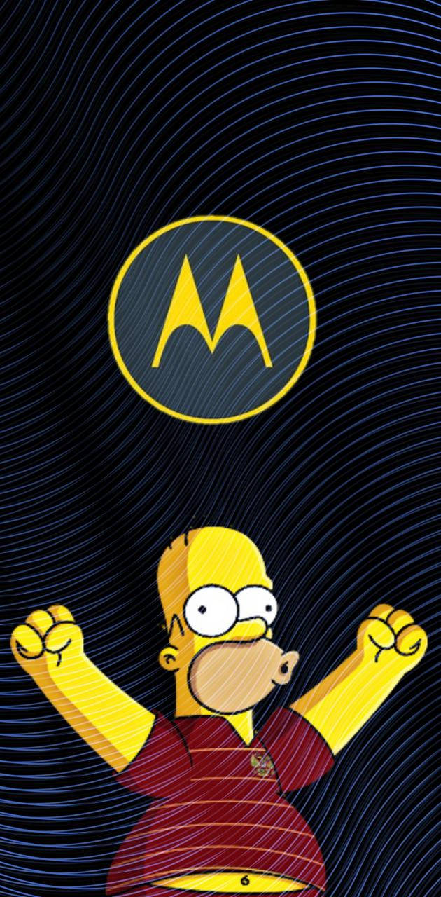 Motorola y Simpson Fondos de pantalla