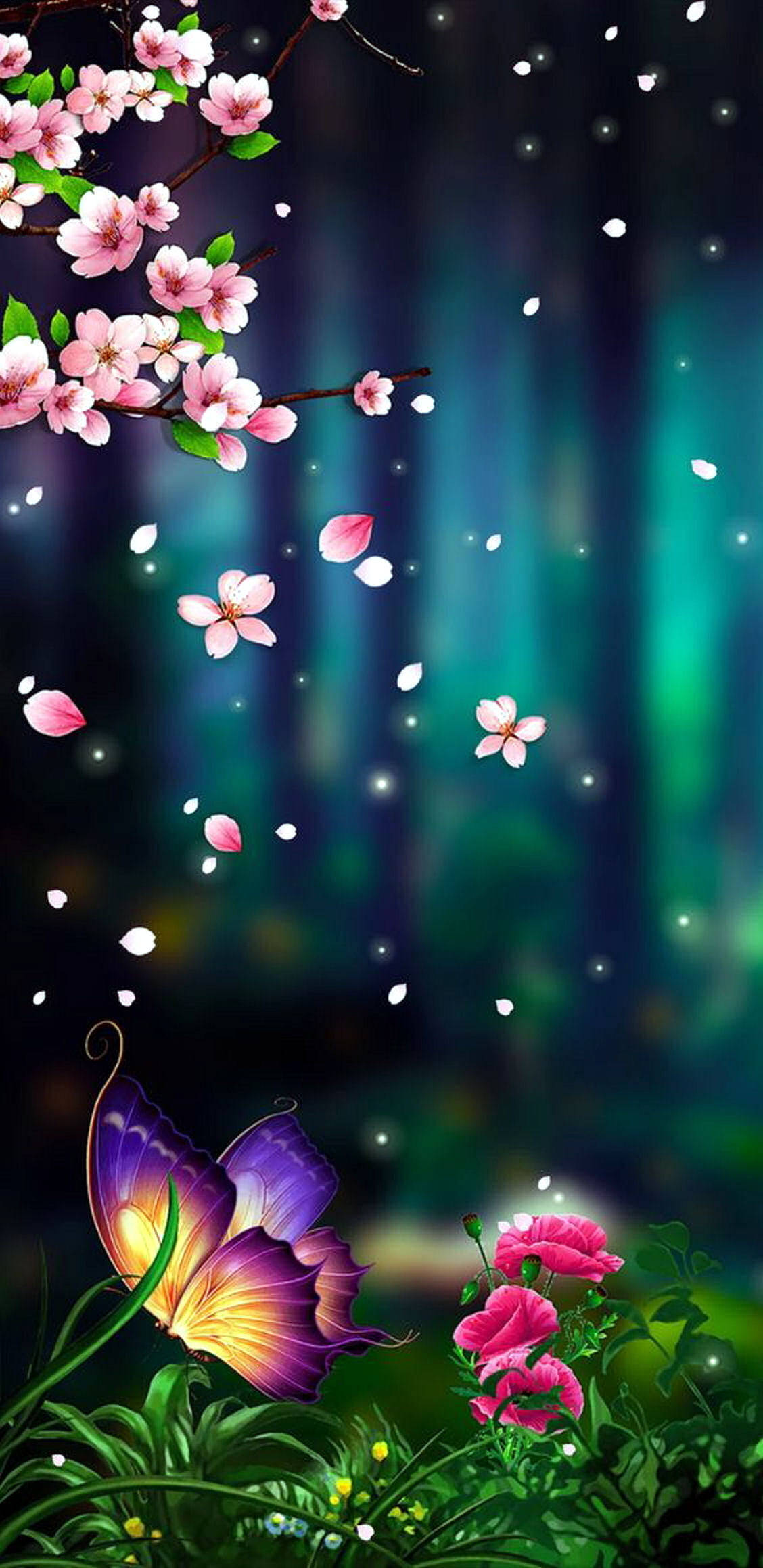 Móvil de Flores Fantásticas Fondos de pantalla