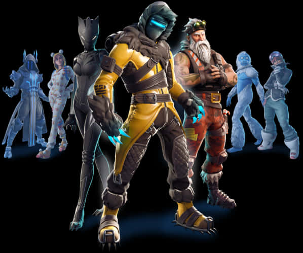 Muestra de Aspectos de Personajes de Fortnite Fondos de pantalla