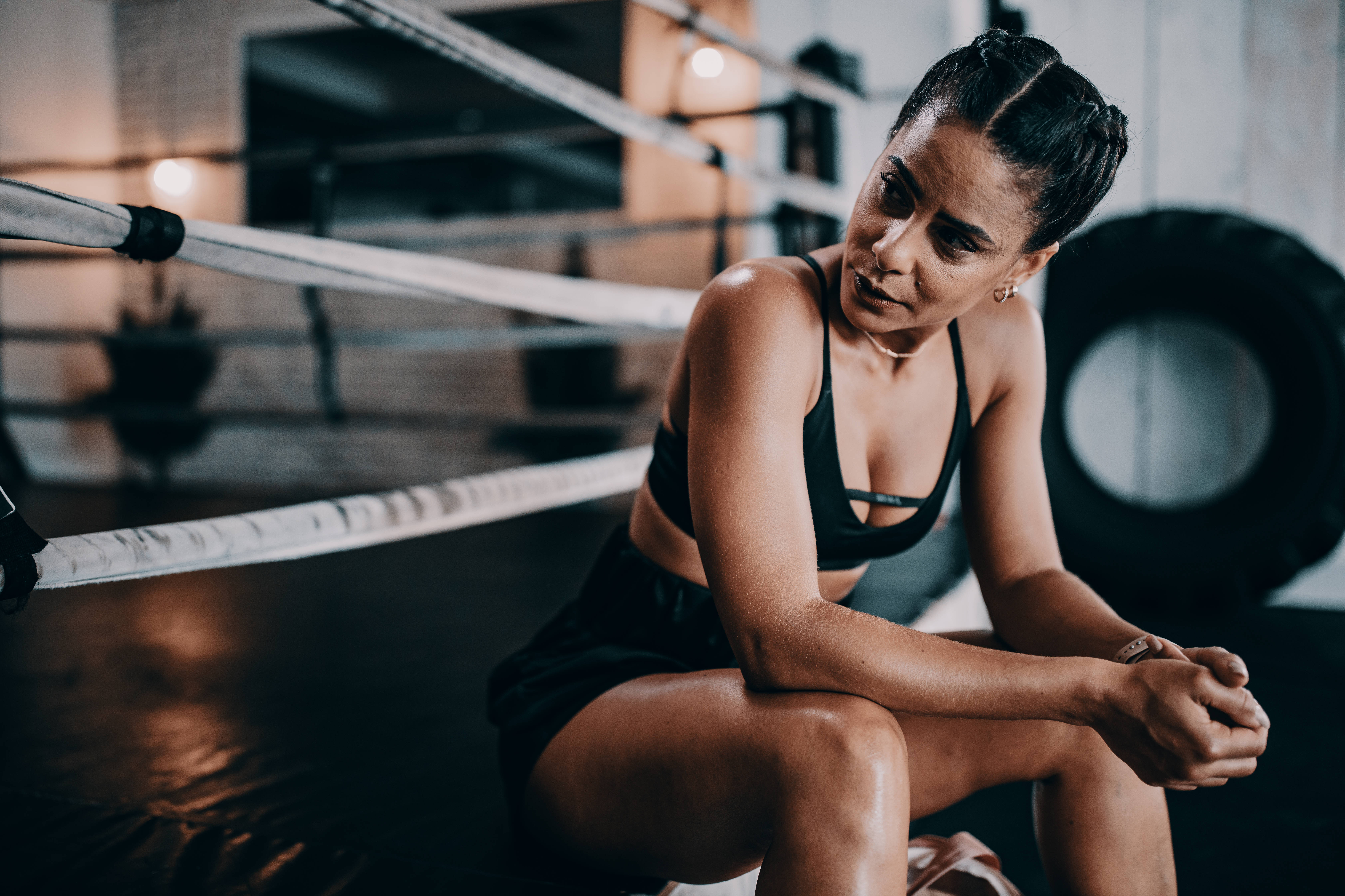 Mujer en un ring de lucha libre Fondos de pantalla