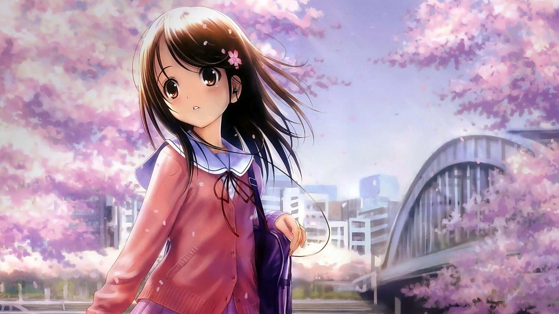 Mundo de Fantasía Anime Encantador Fondos de pantalla
