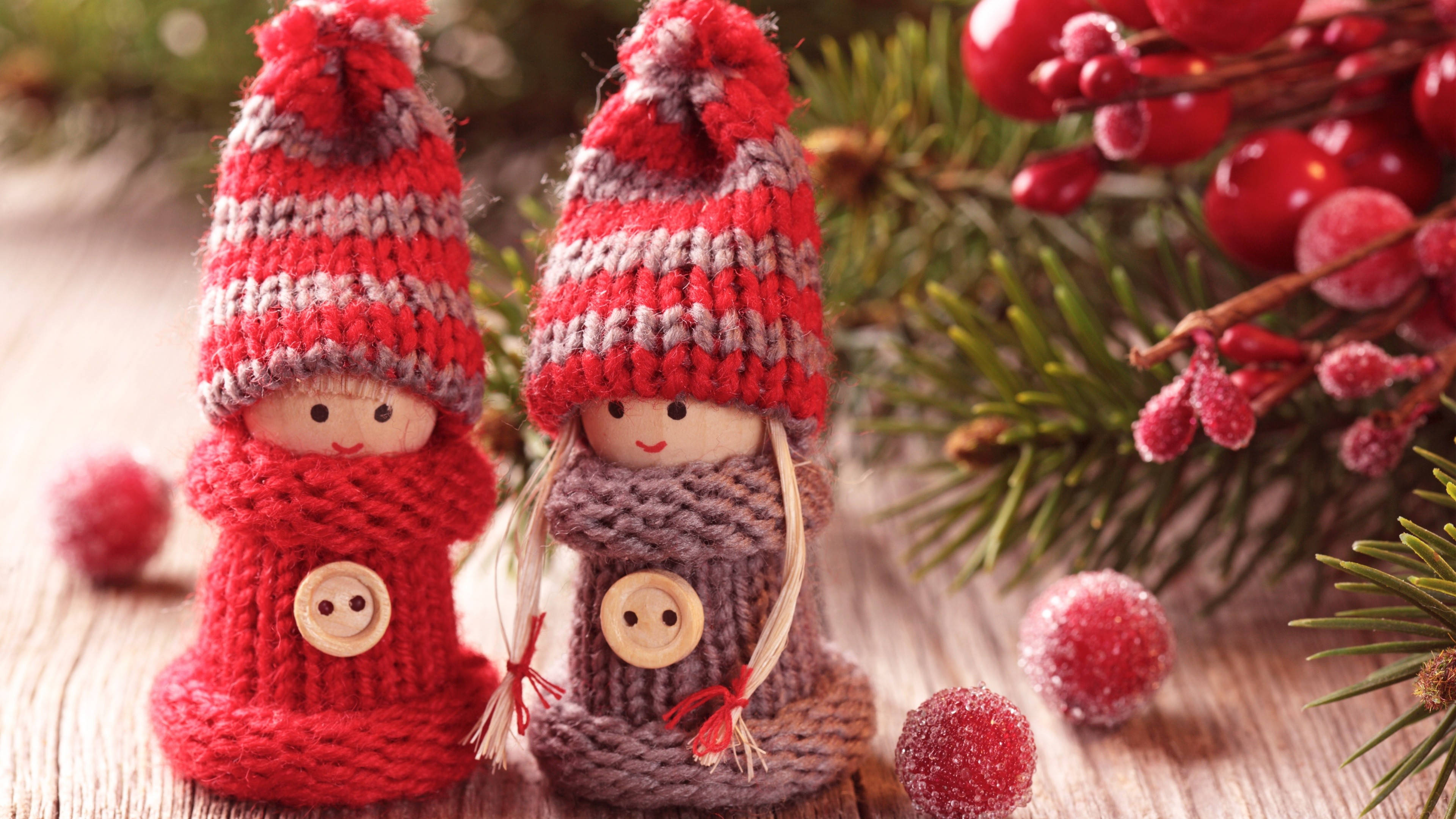 Muñecas de Invierno para Escritorio Navideño Fondos de pantalla