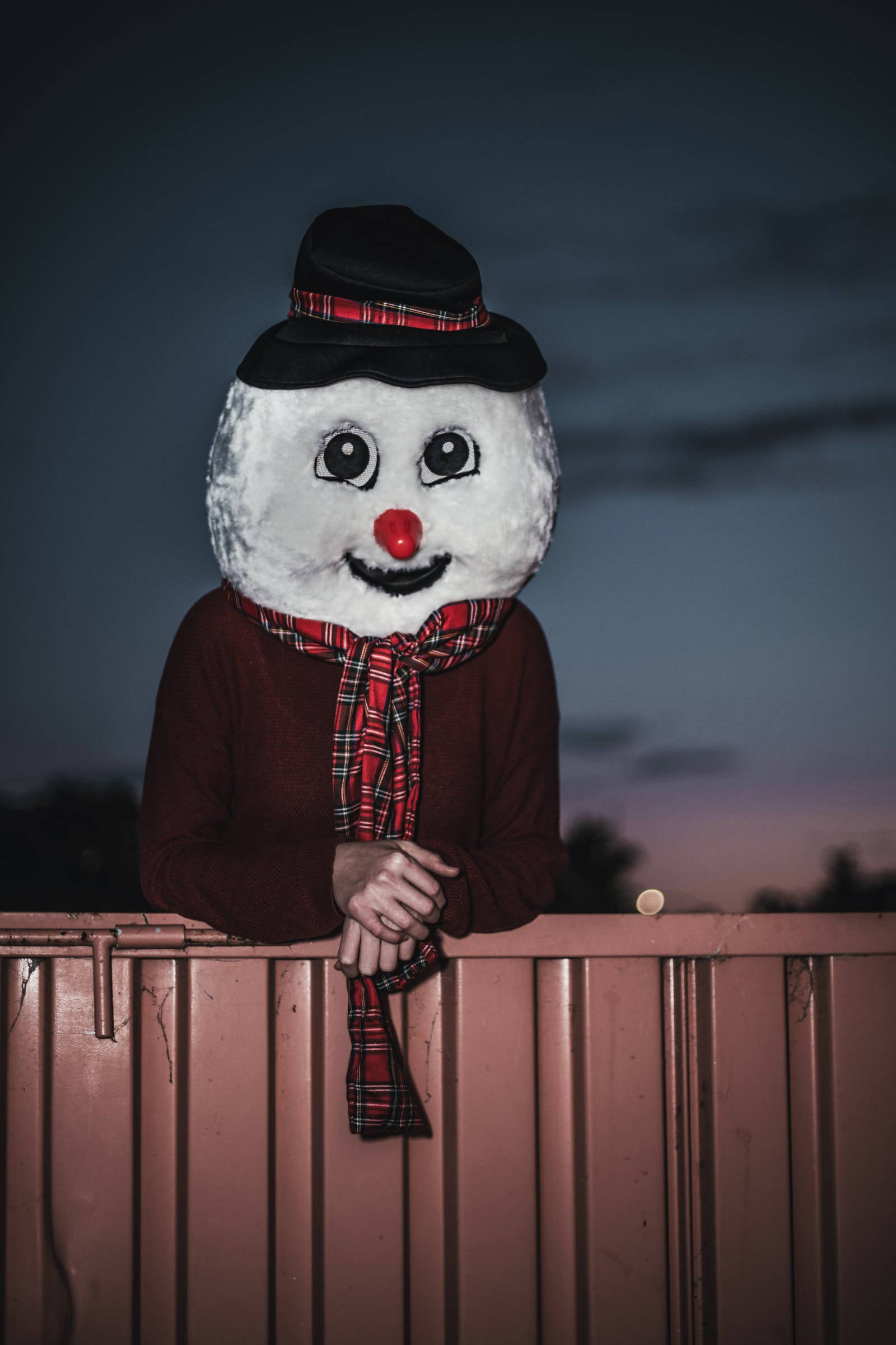 Muñeco de nieve divertido Navidad Fondos de pantalla