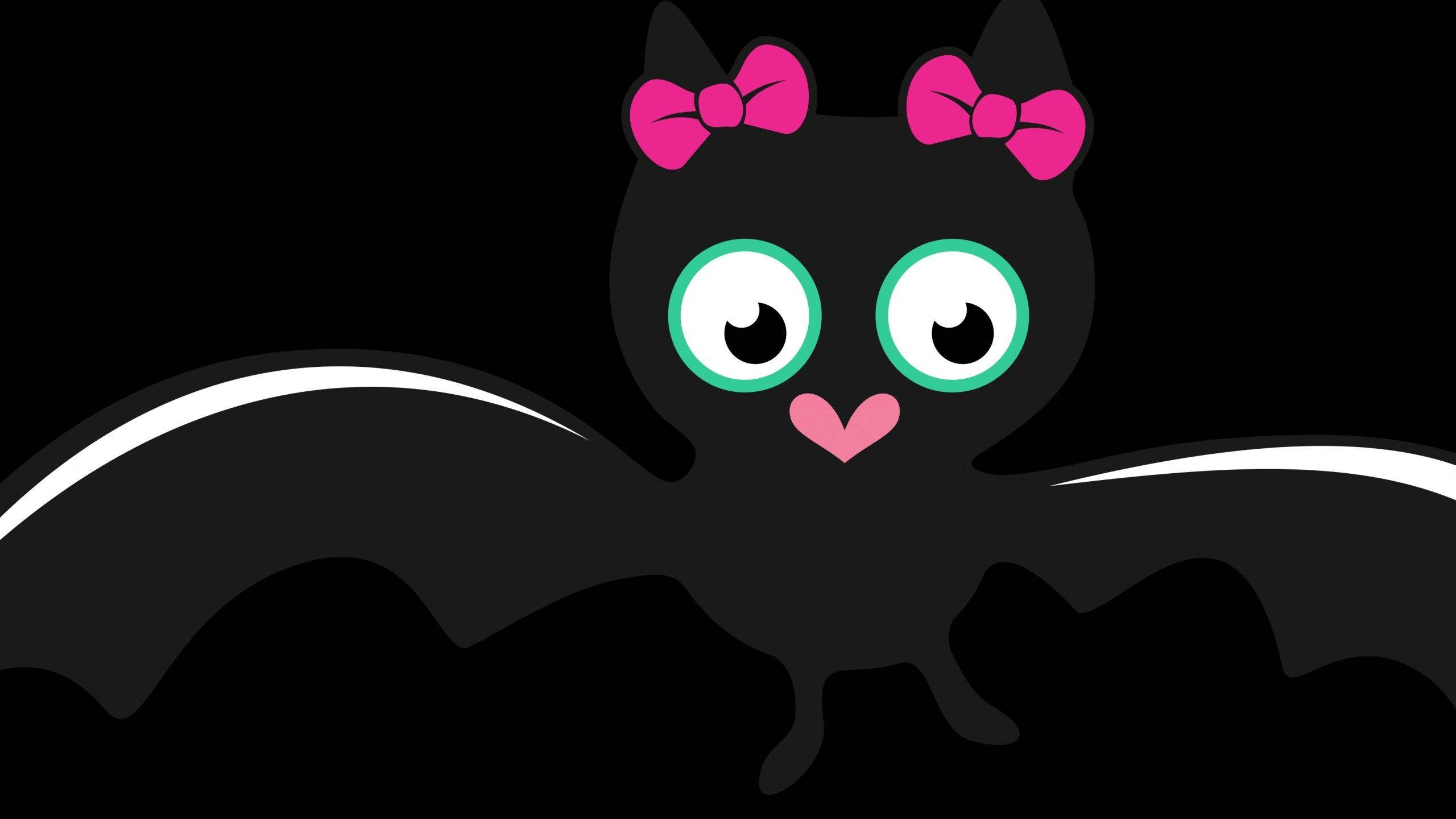 Murciélago de Halloween Lindo y Estético Fondos de pantalla