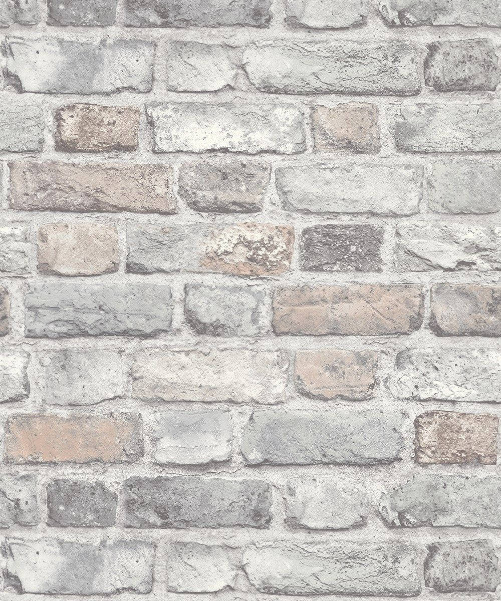 Muro de ladrillos de piedra pastel vintage Fondos de pantalla