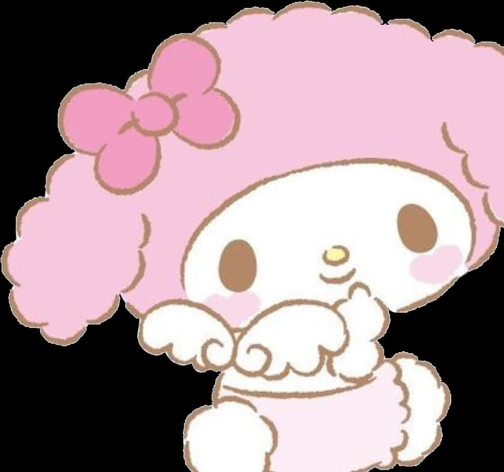 My Melody en pose linda Fondos de pantalla