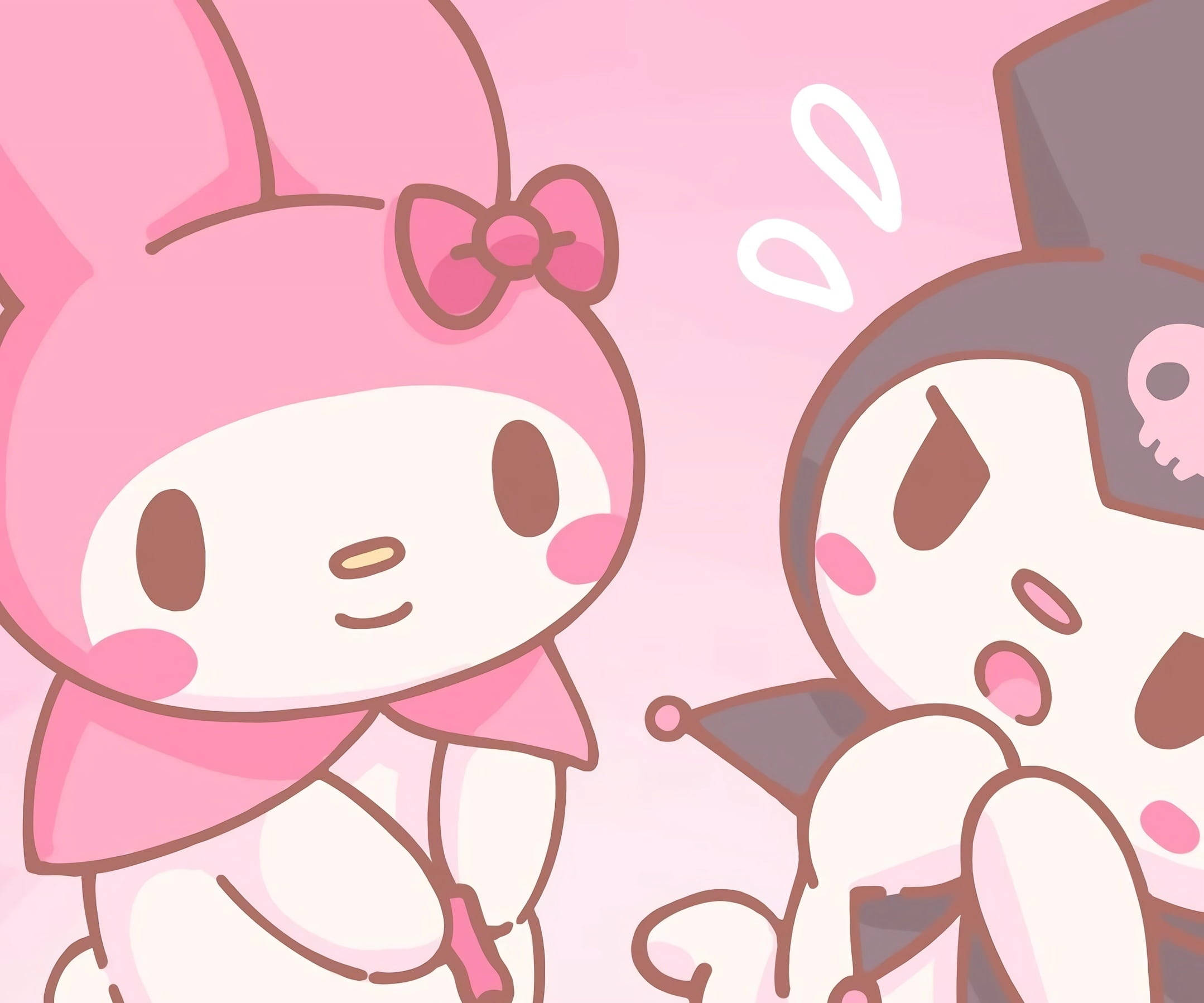 My Melody Kuromi Escritorio Lindo Fondos de pantalla