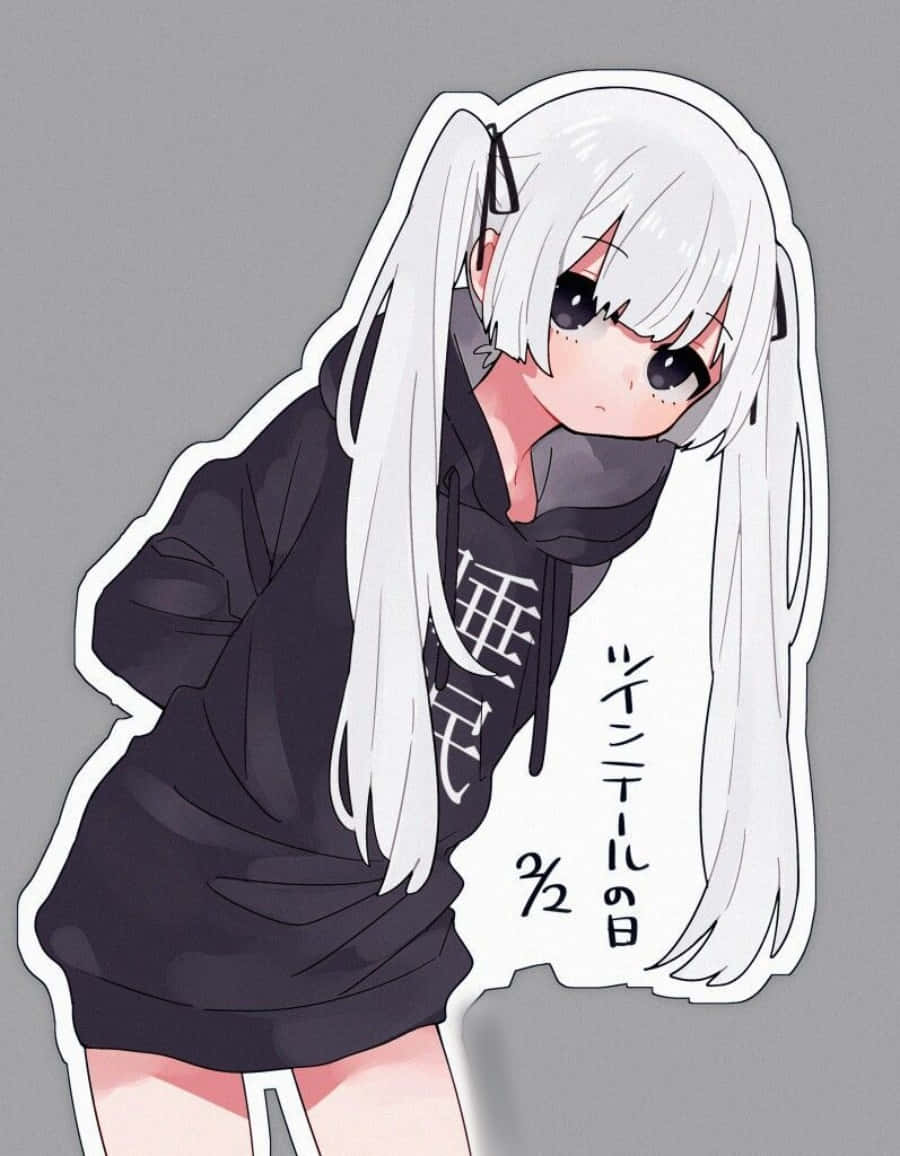 Nada mejor que acurrucarse en esta acogedora sudadera de Anime Girl Fondos de pantalla