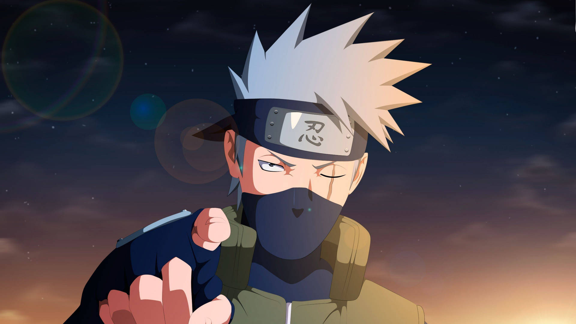 Fondo de pantalla de Naruto 4K Kakashi serio