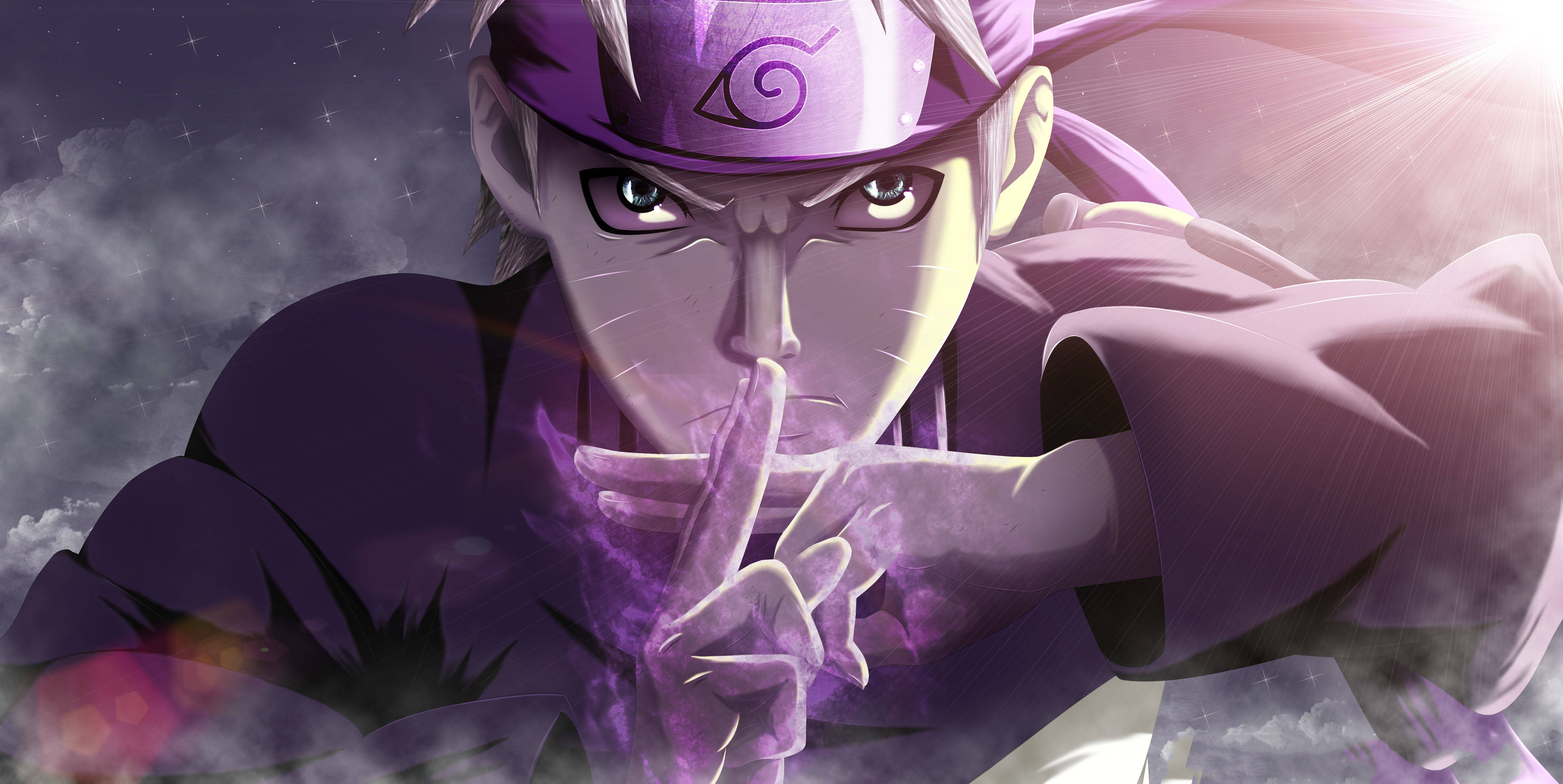 Naruto 4K Técnica de Clones de Sombra Fondos de pantalla